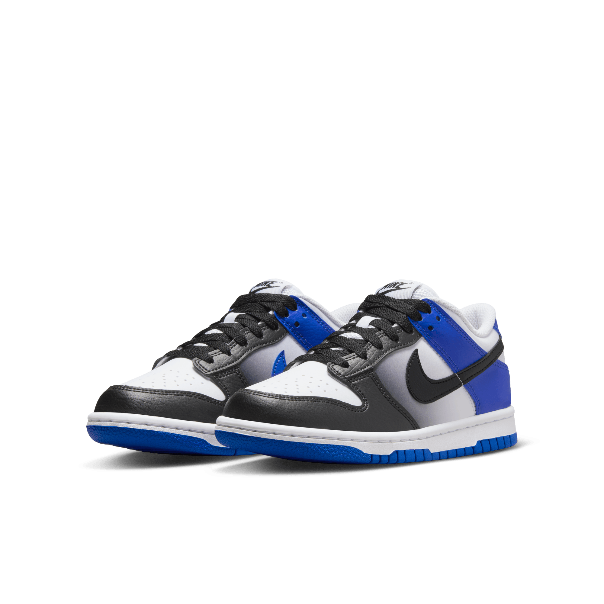 Big Kids' Nike Dunk Low "Game Royal White Black"
