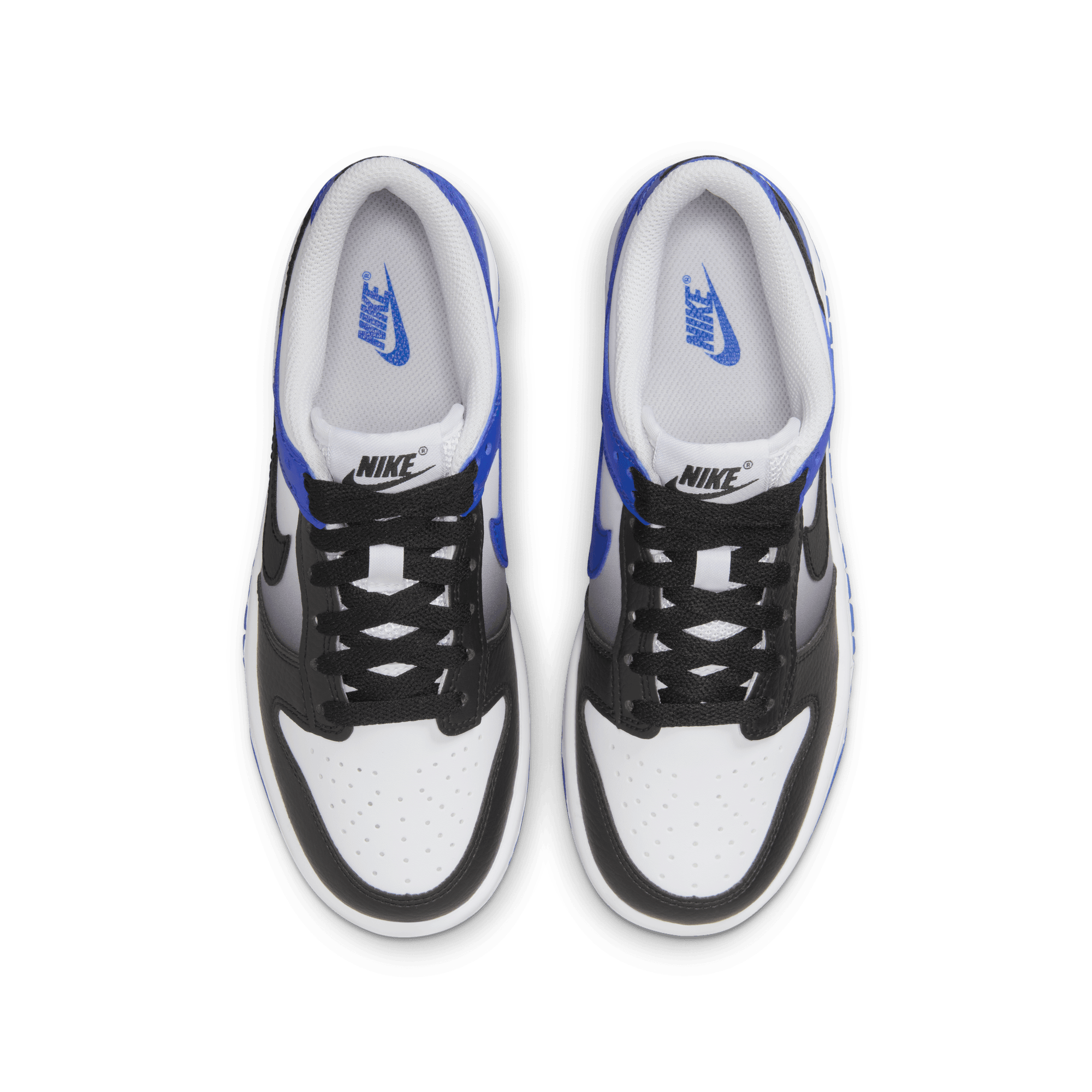 Big Kids' Nike Dunk Low "Game Royal White Black"