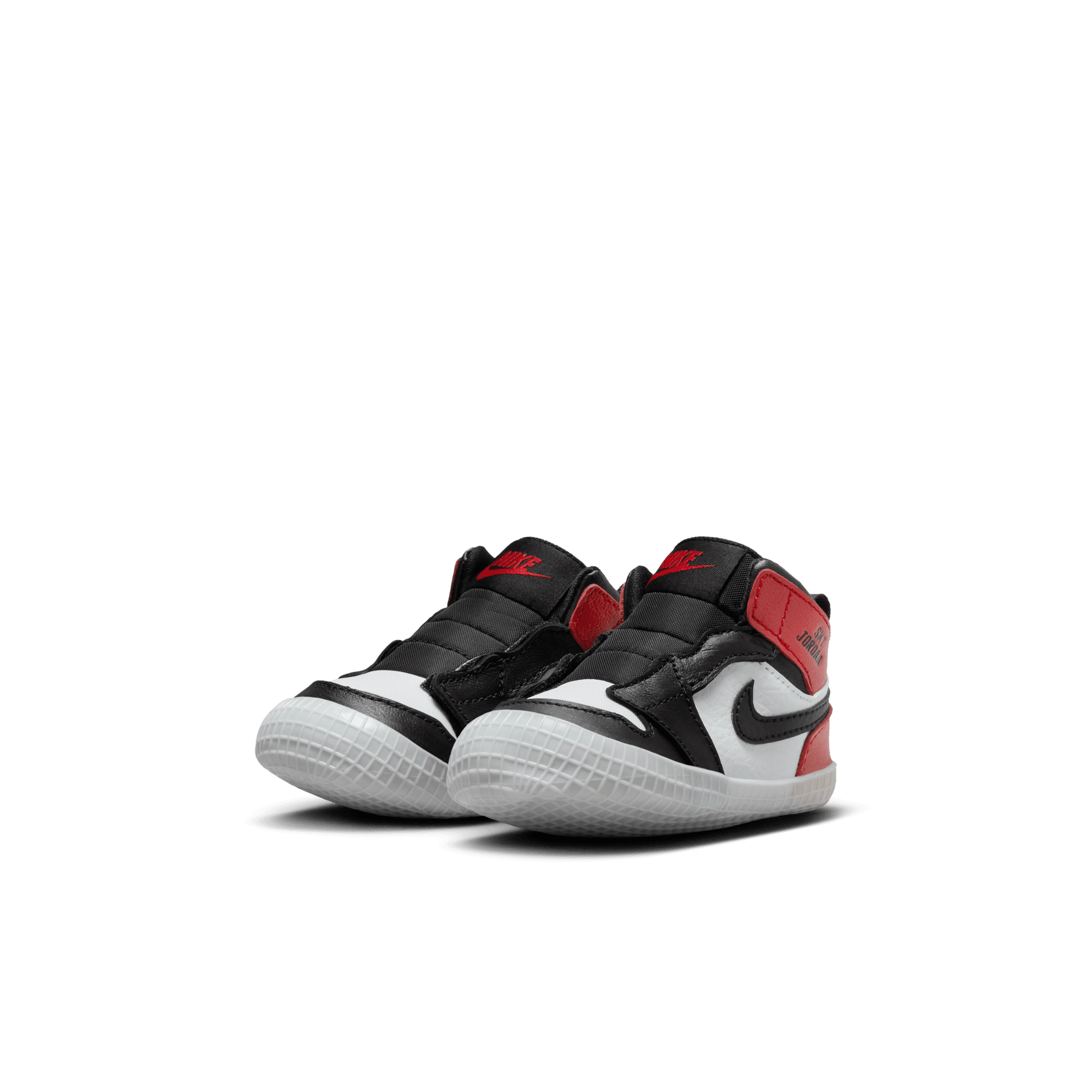 Jordan 1 Baby Crib Bootie "Black Toe Reimagined"