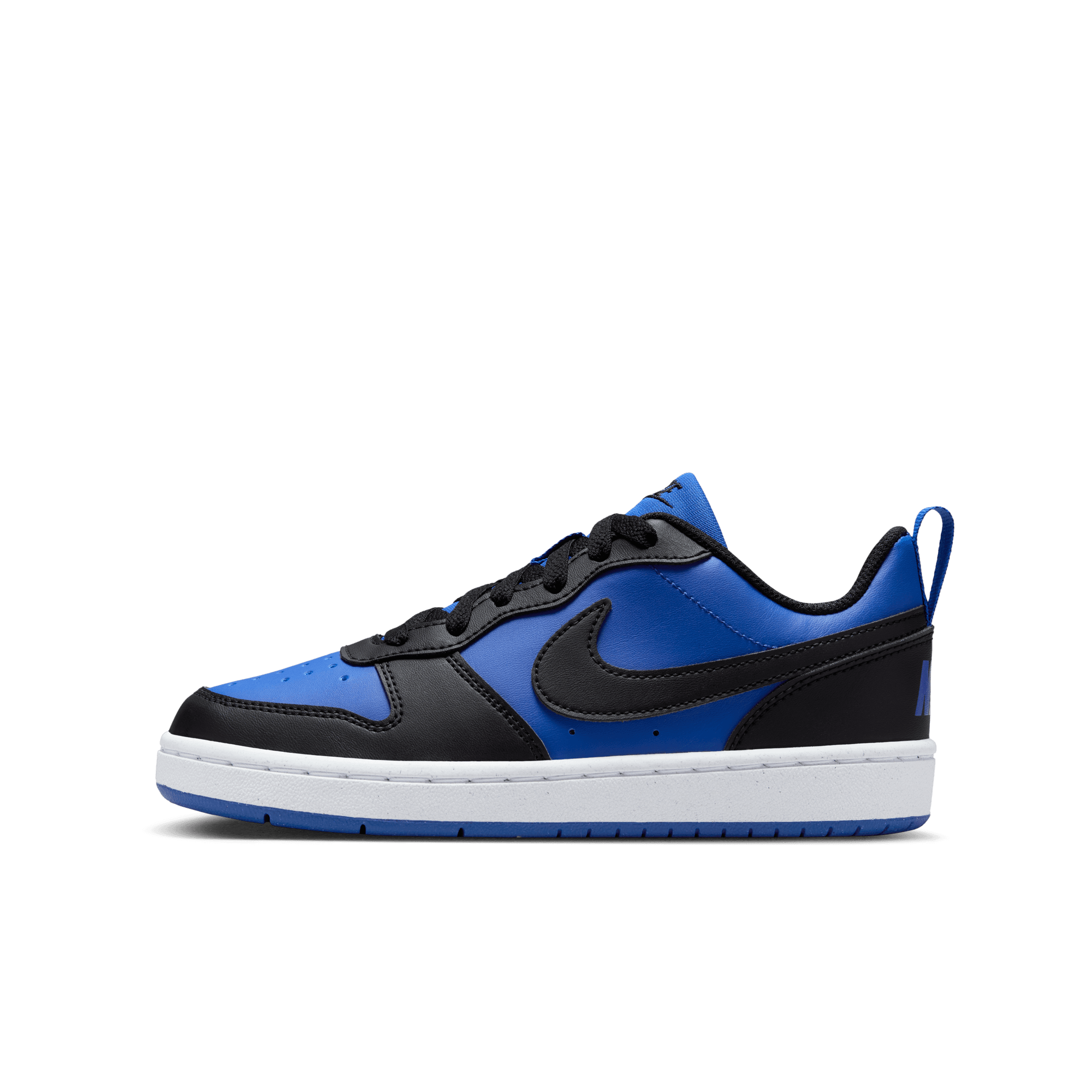Big Kids' Nike Court Borough Low Recraft "Game Royal Black"