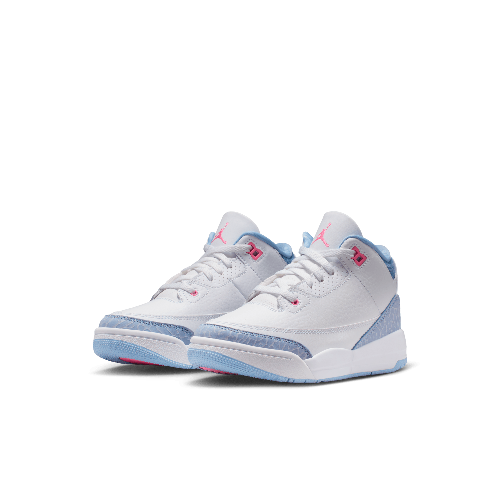 Little Kids' Jordan 3 Retro Shoes (PS) "White Cobalt Bliss"