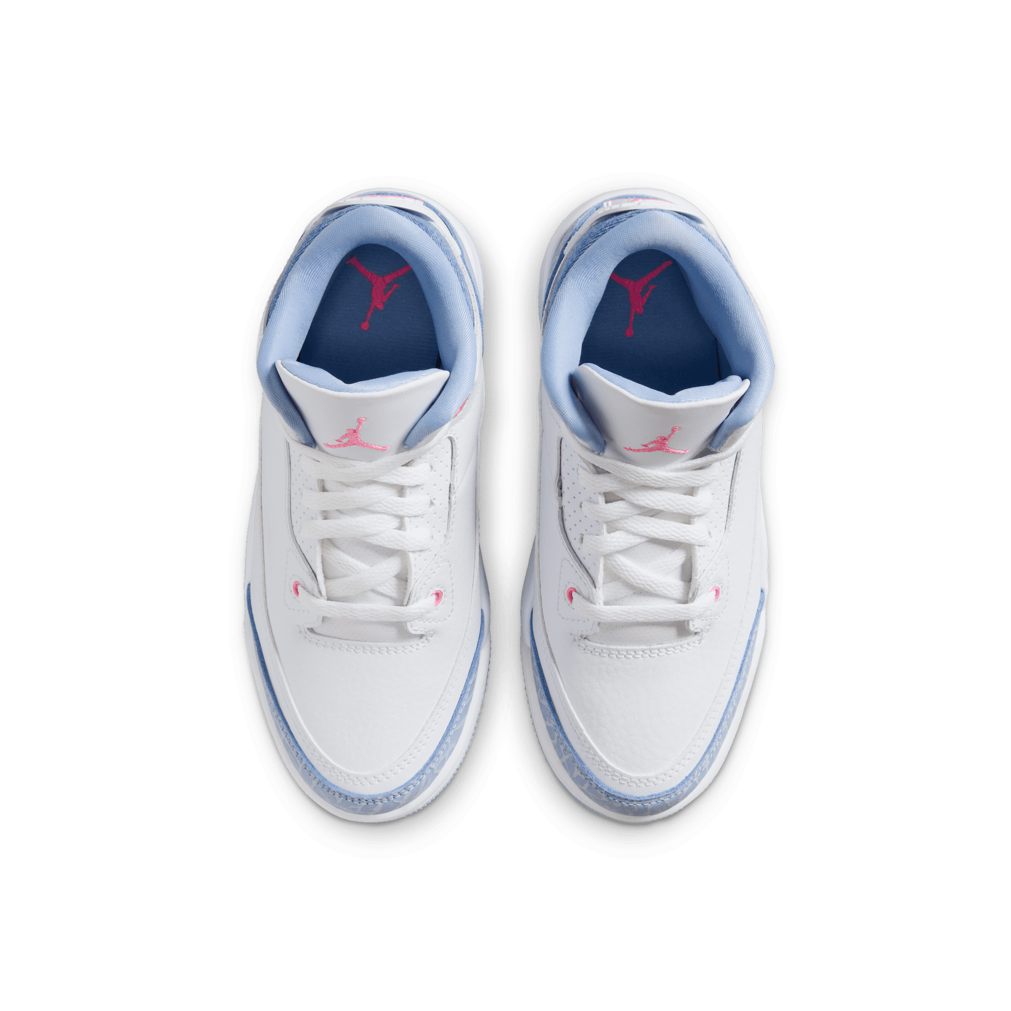 Little Kids' Jordan 3 Retro Shoes (PS) "White Cobalt Bliss"