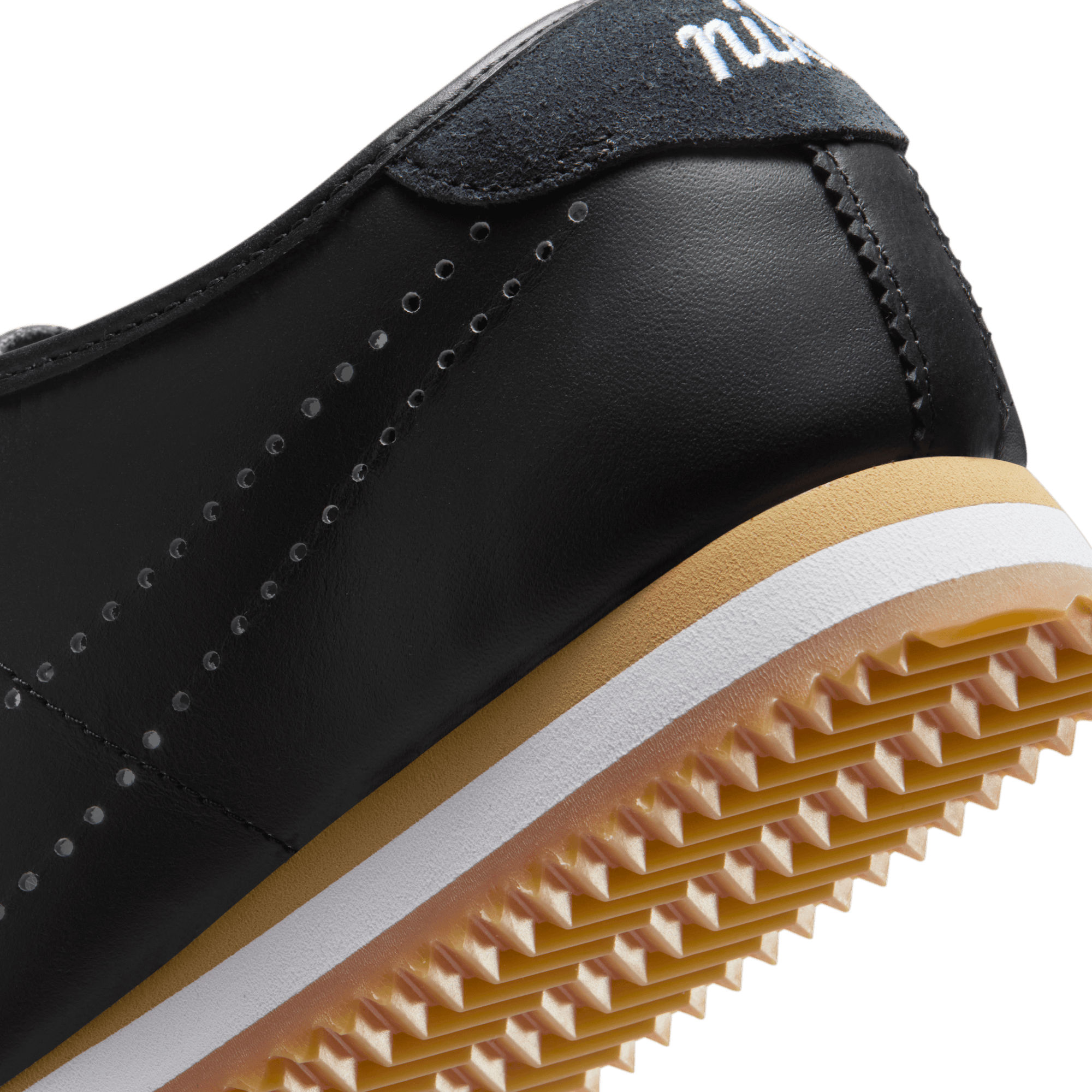Women's Nike Cortez Leather "Black Gum Light Brown"