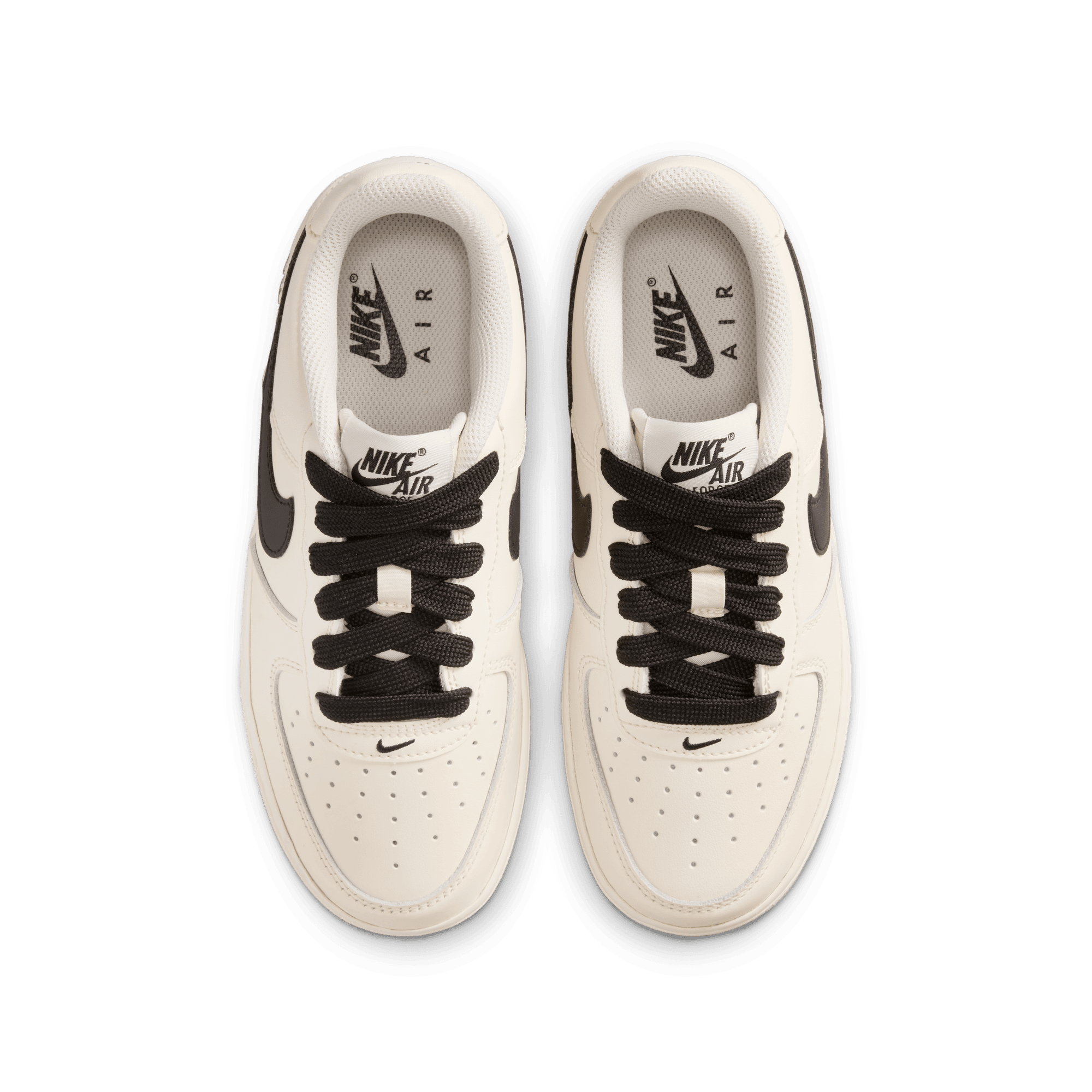 Big Kids' Nike Air Force 1 LV8 "Soft Pearl Black Gum"