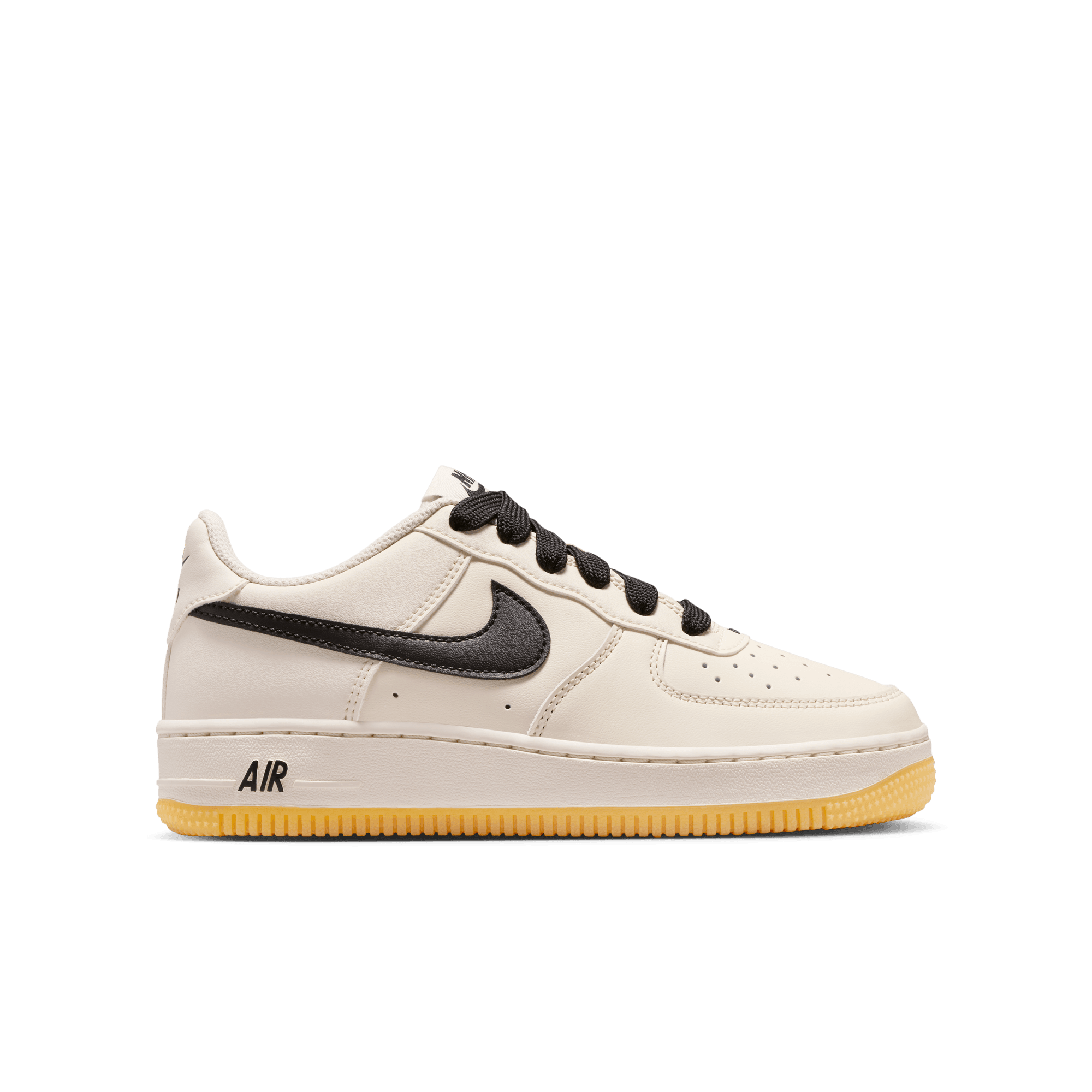 Big Kids' Nike Air Force 1 LV8 "Soft Pearl Black Gum"