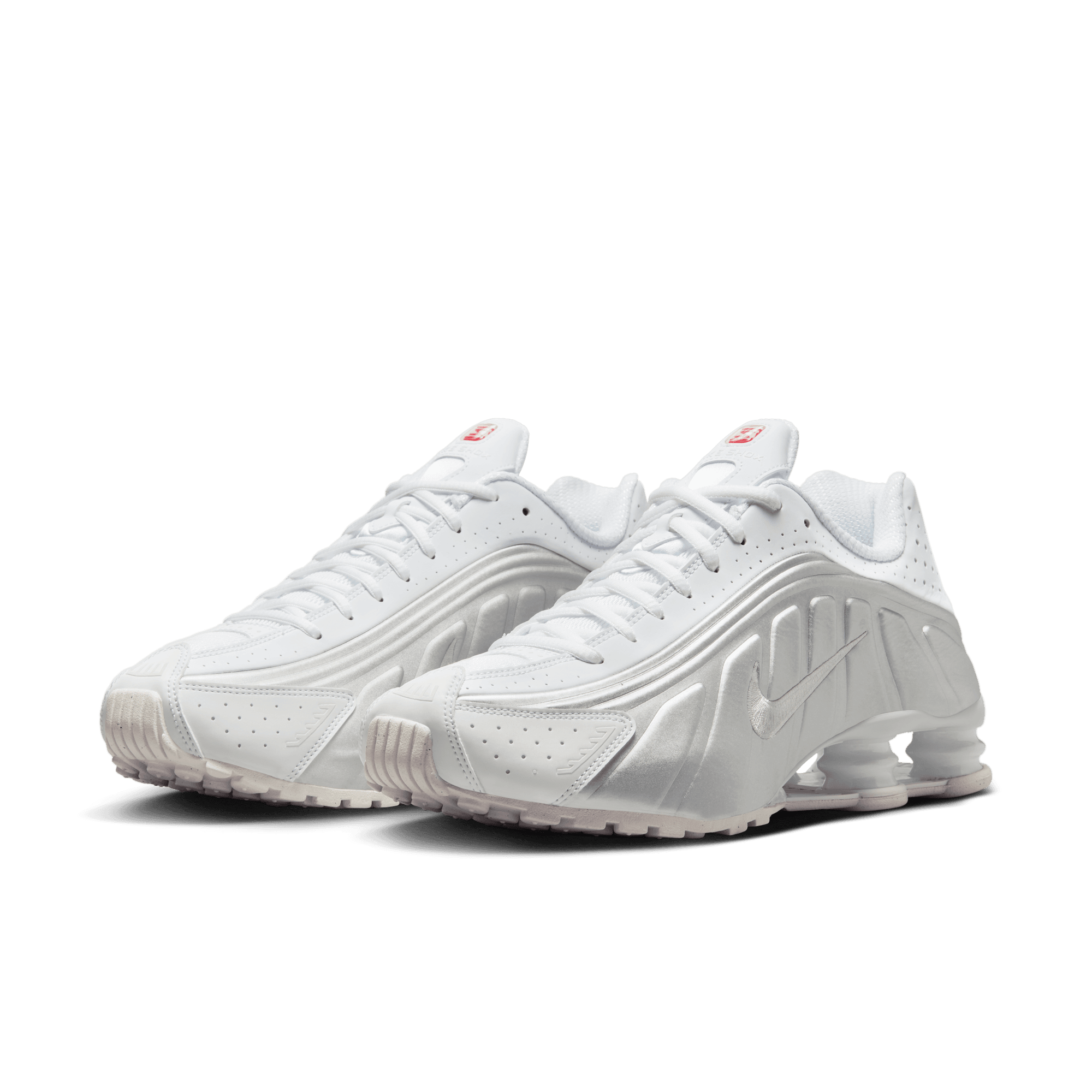 Men's Nike Shox R4 "White Metallic Silver"