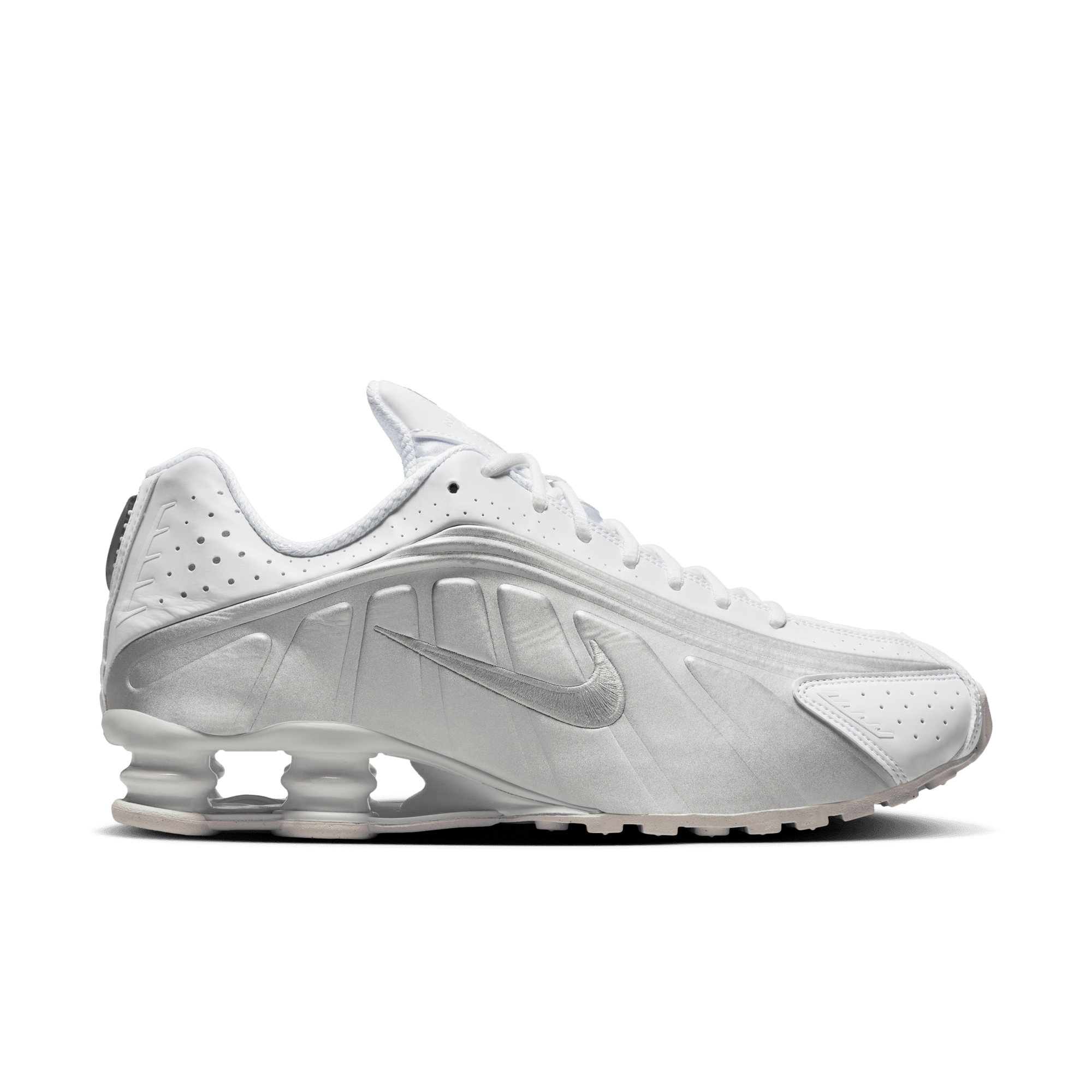 Men's Nike Shox R4 "White Metallic Silver"