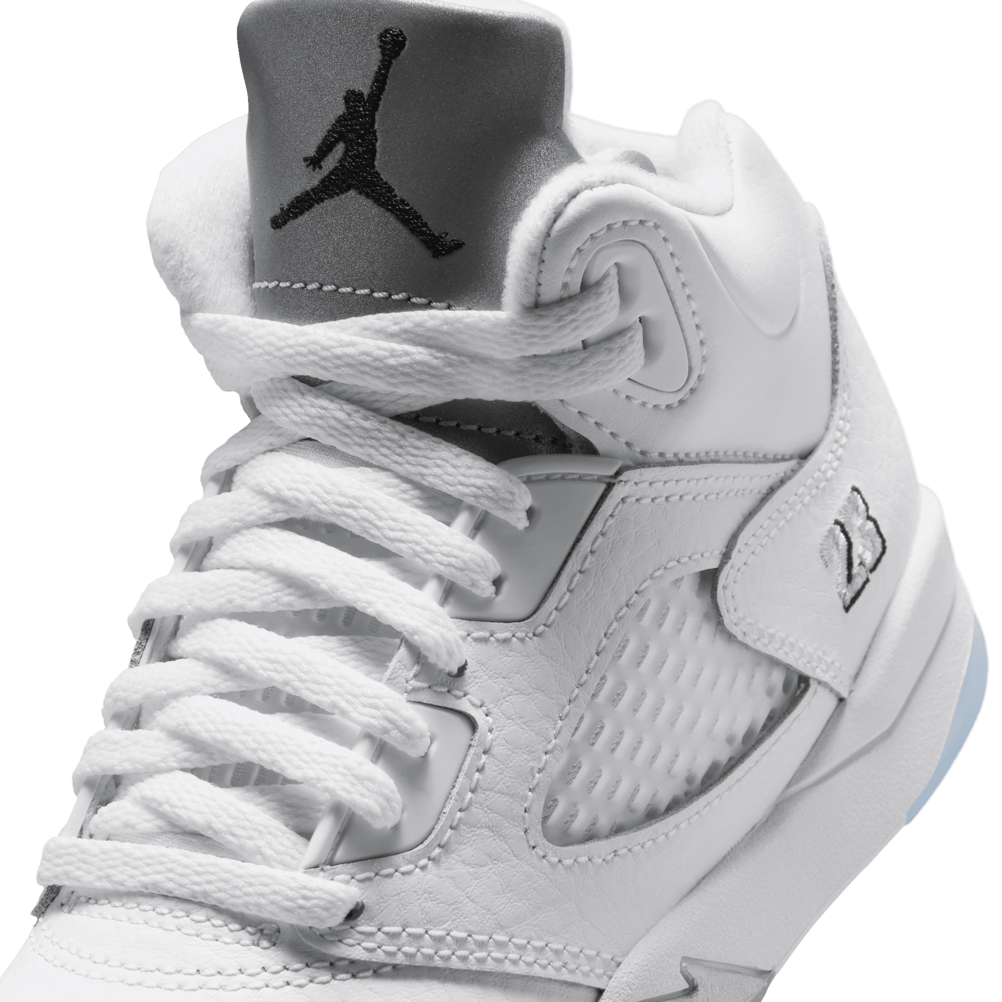 Little Kids' Jordan 5 Retro OG "White Metallic"