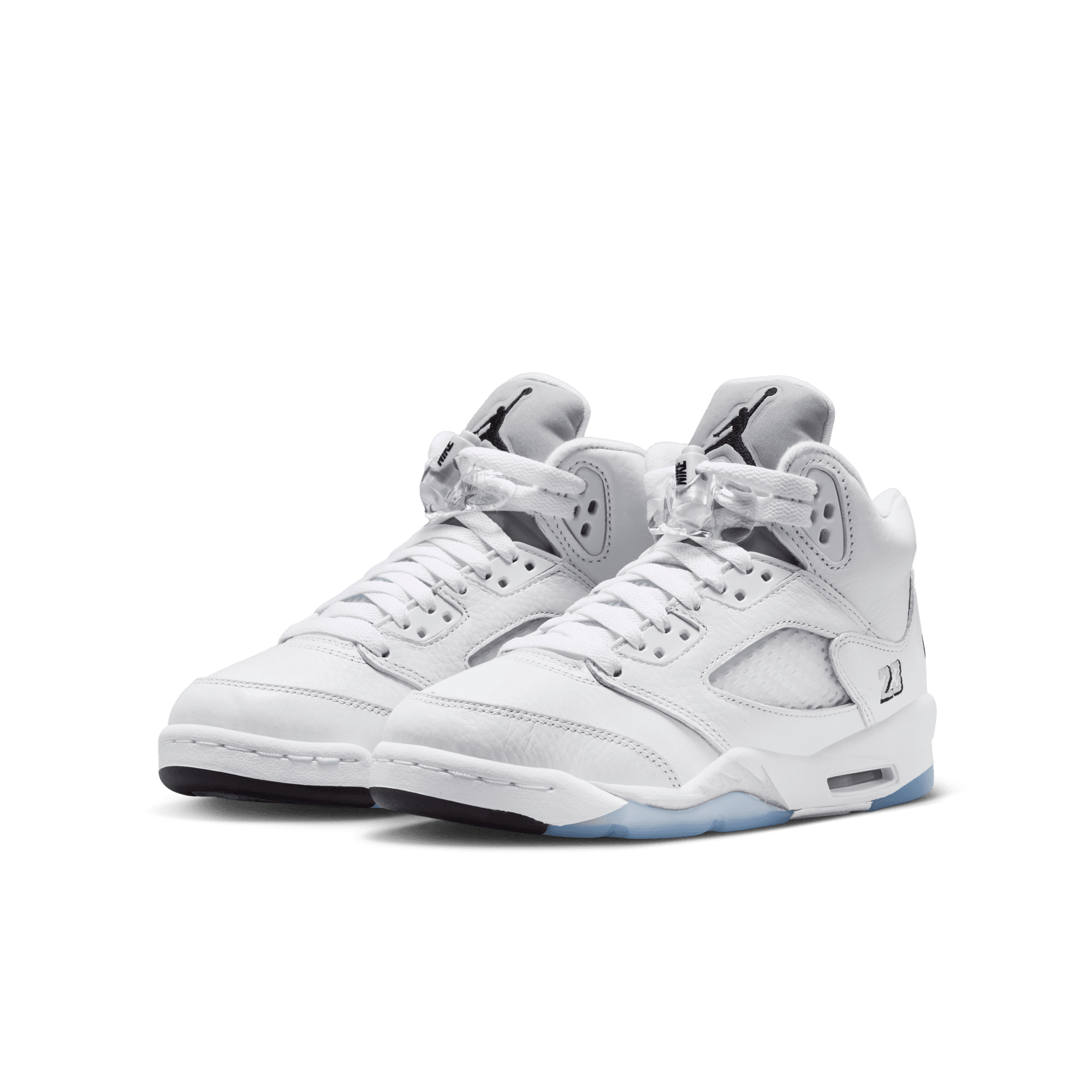 Big Kids' Air Jordan 5 Retro "White Metallic" (Unisex)