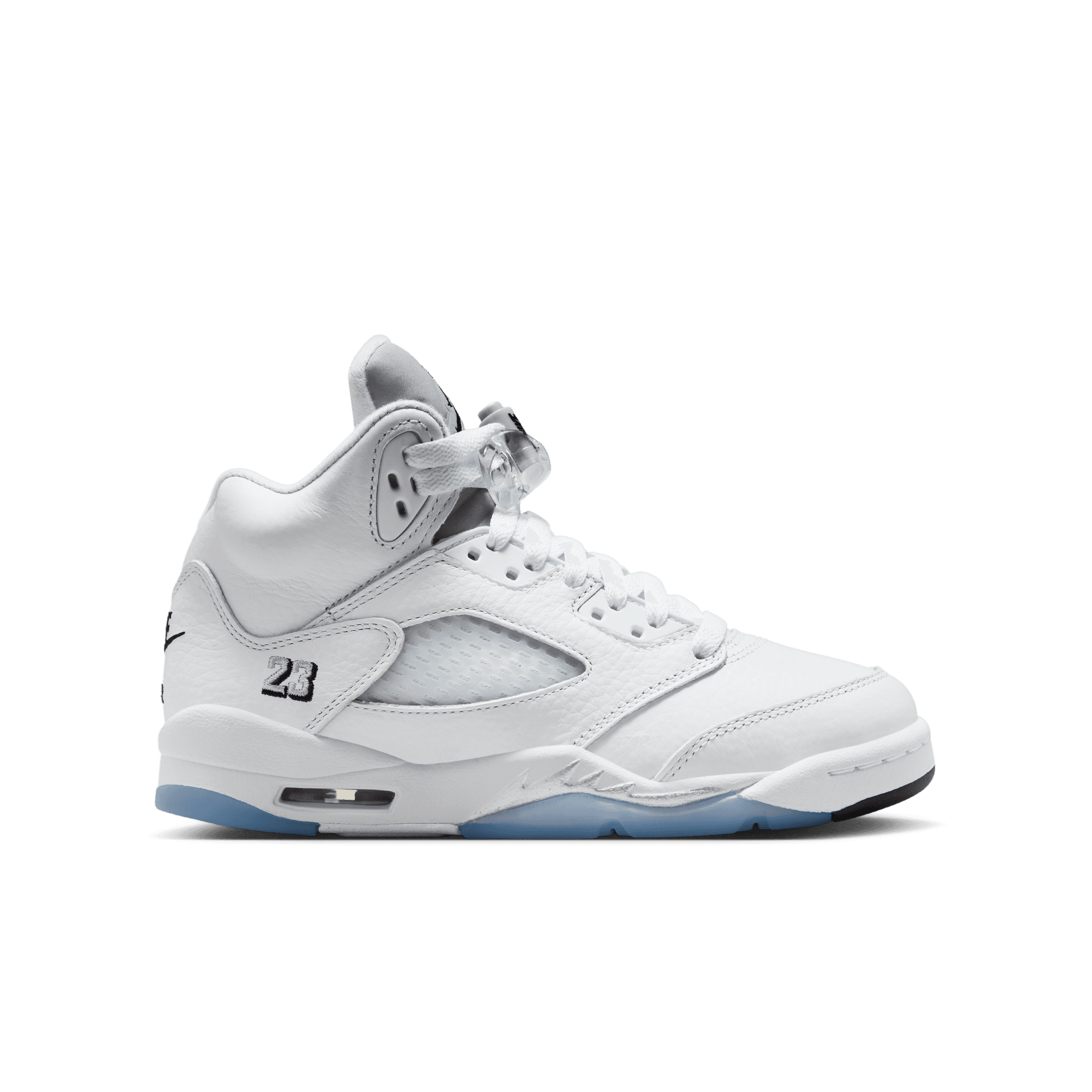 Big Kids' Air Jordan 5 Retro "White Metallic" (Unisex)