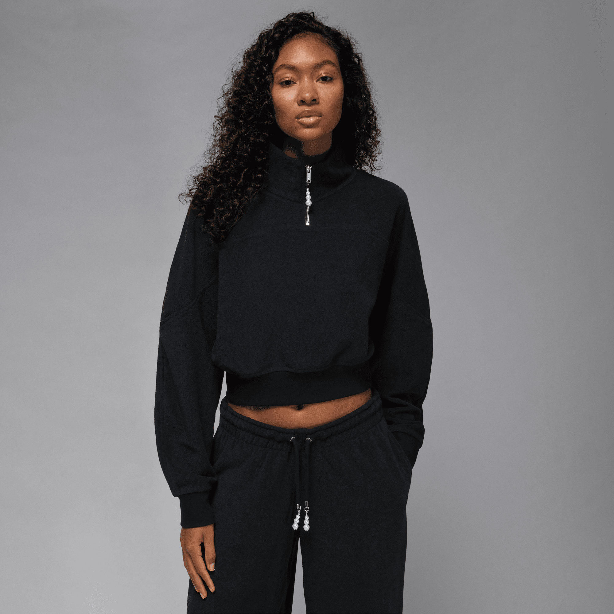 Women's Jordan Flight Fleece Quarter-Zip Top