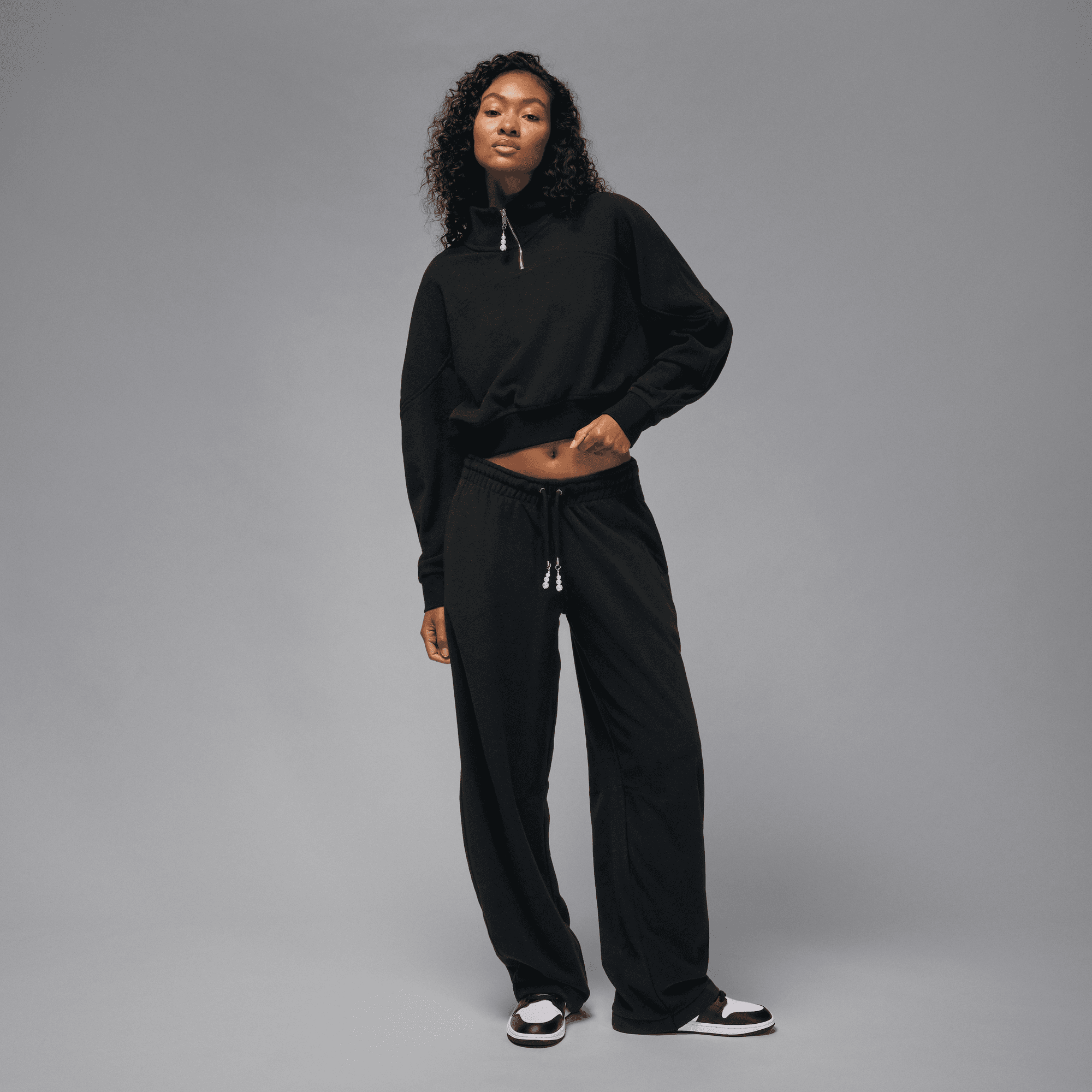 Women's Jordan Flight Fleece Quarter-Zip Top