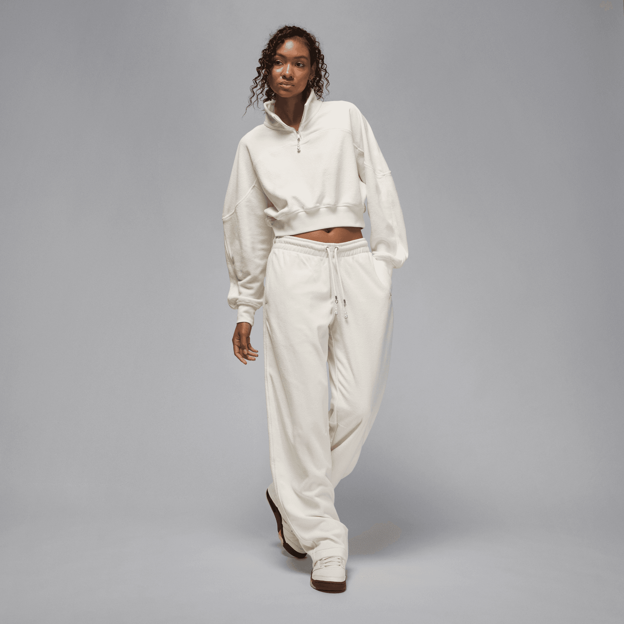 Women's Jordan Flight Fleece Quarter-Zip Top