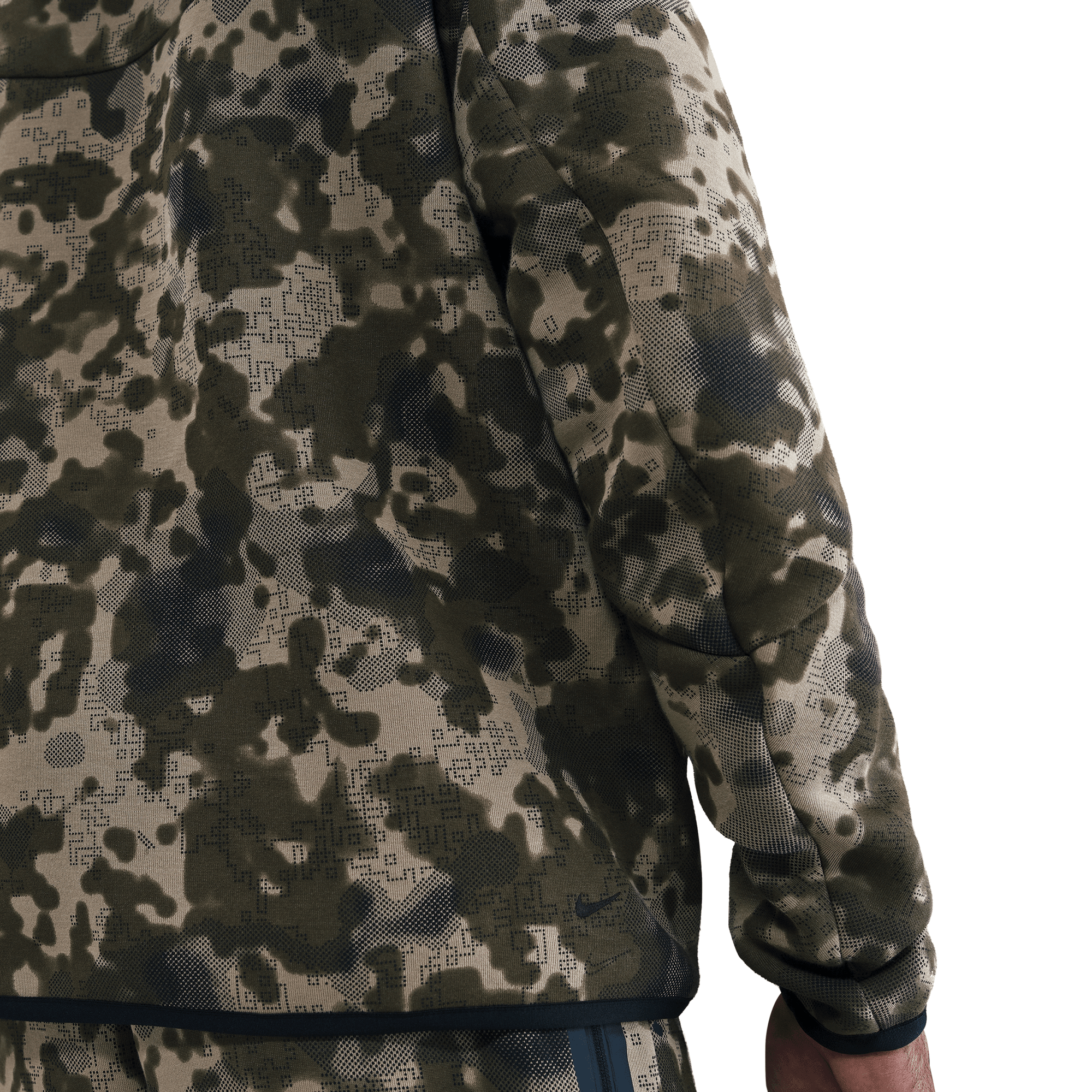 Men's Nike Tech Full-Zip Fleece Camo Windrunner Jackets