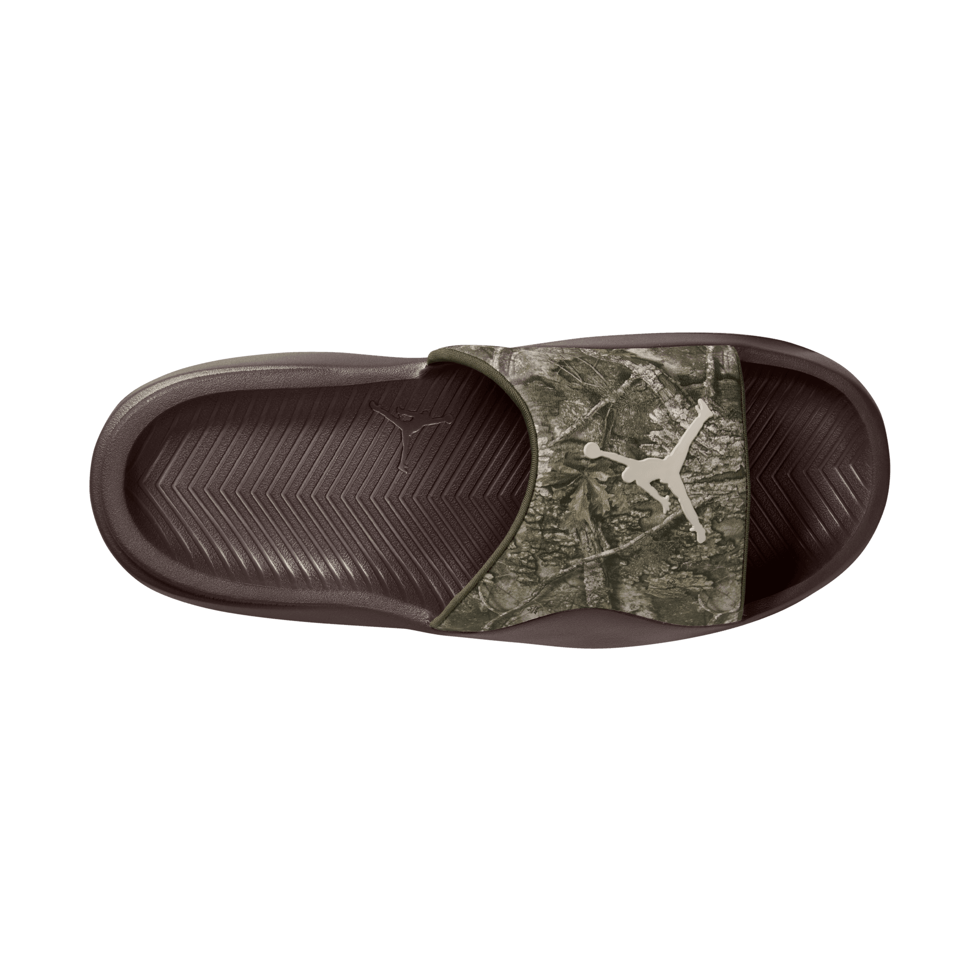 Big Kids' Jordan Franchise Slides "Realtree Camo Brown"