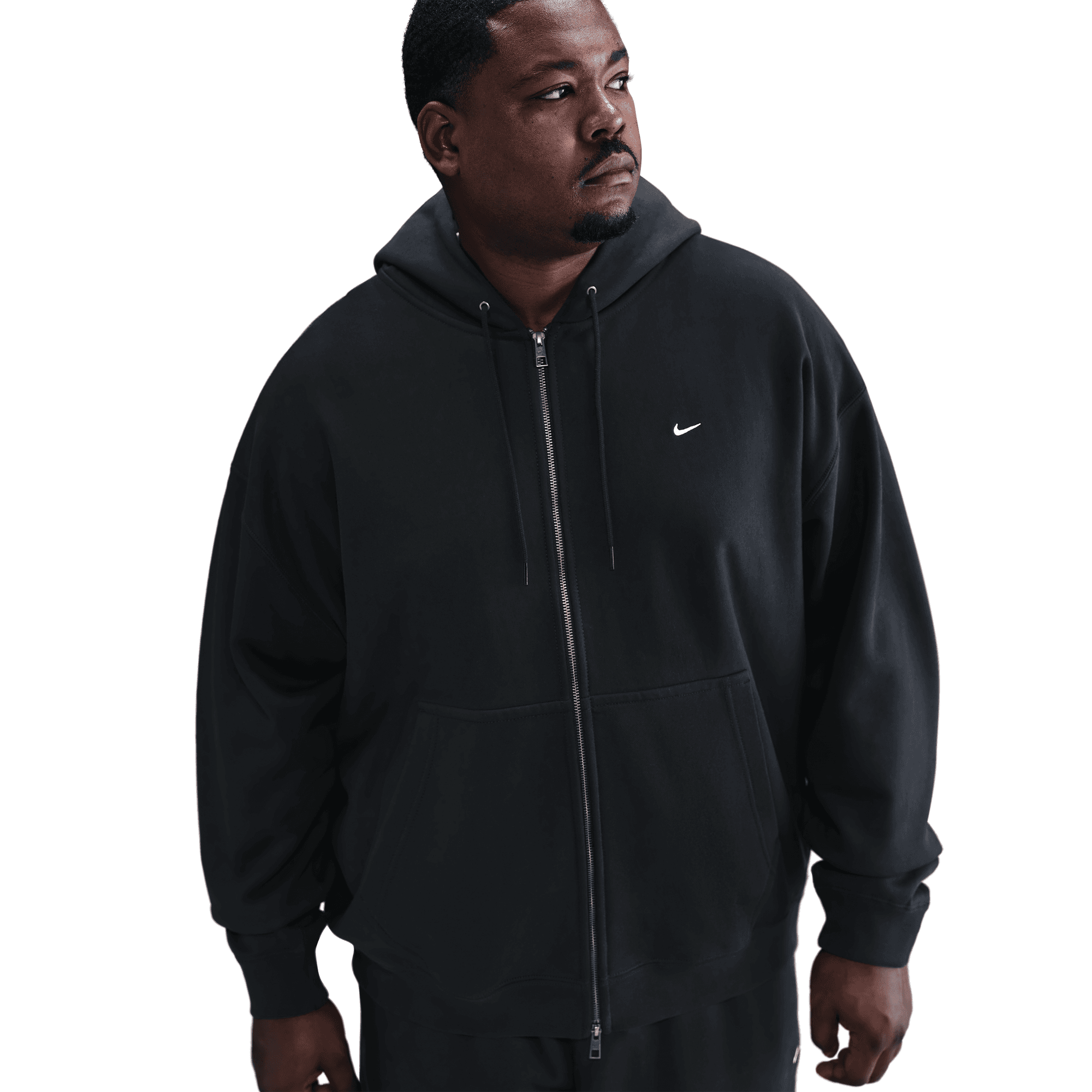 Men's Nike Solo Swoosh Full-Zip Fleece Hoodie