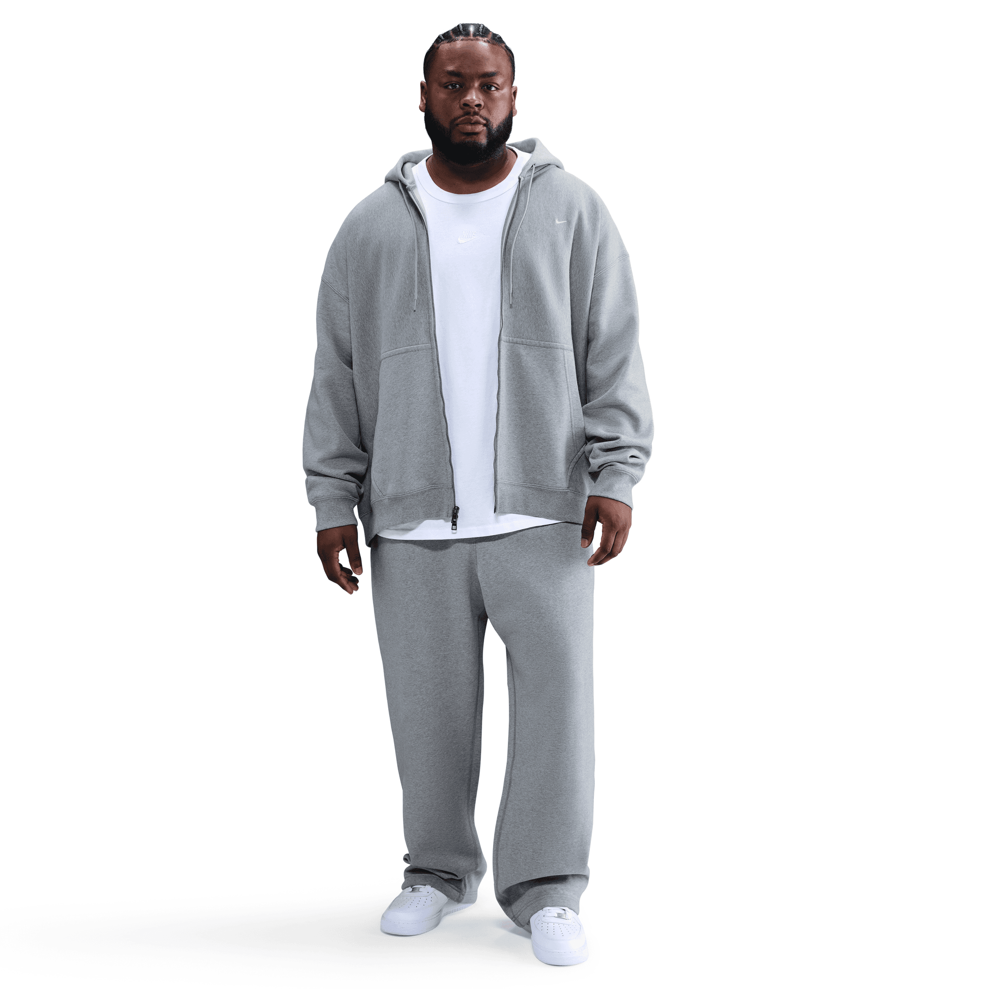 Men's Nike Solo Swoosh Full-Zip Fleece Hoodie