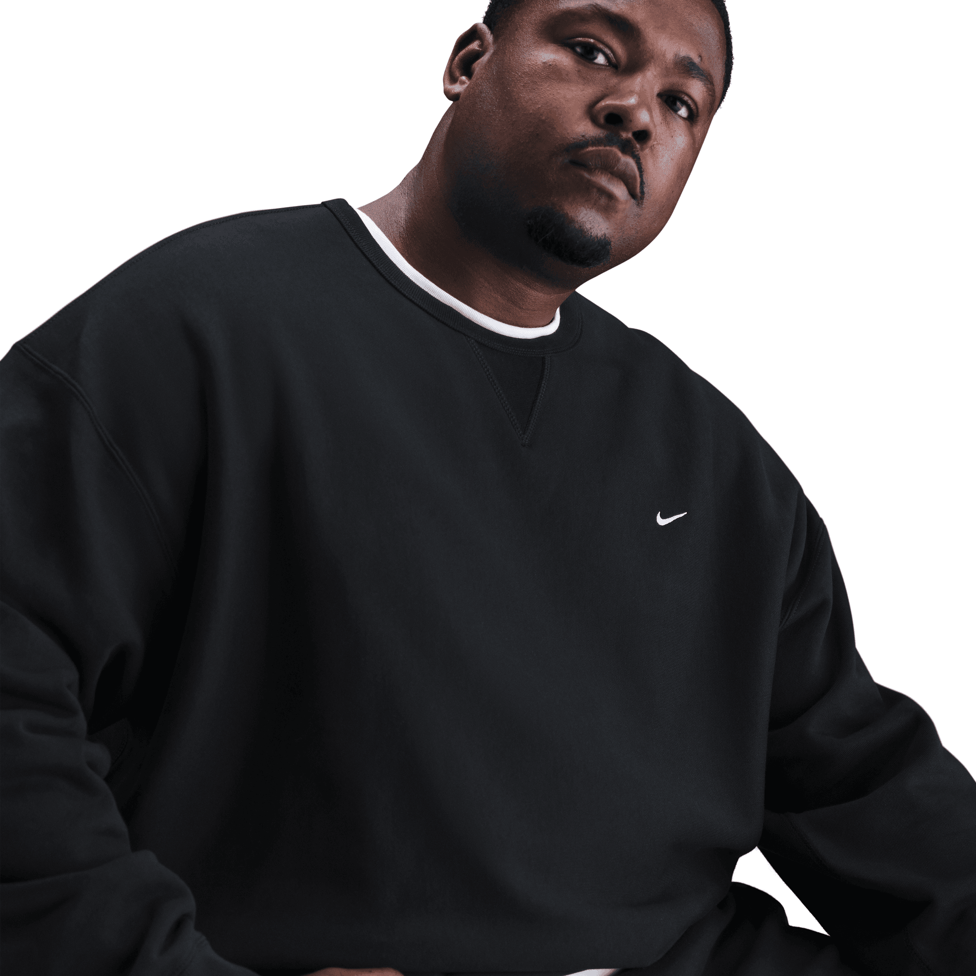 Men's Nike Solo Swoosh Fleece Crew