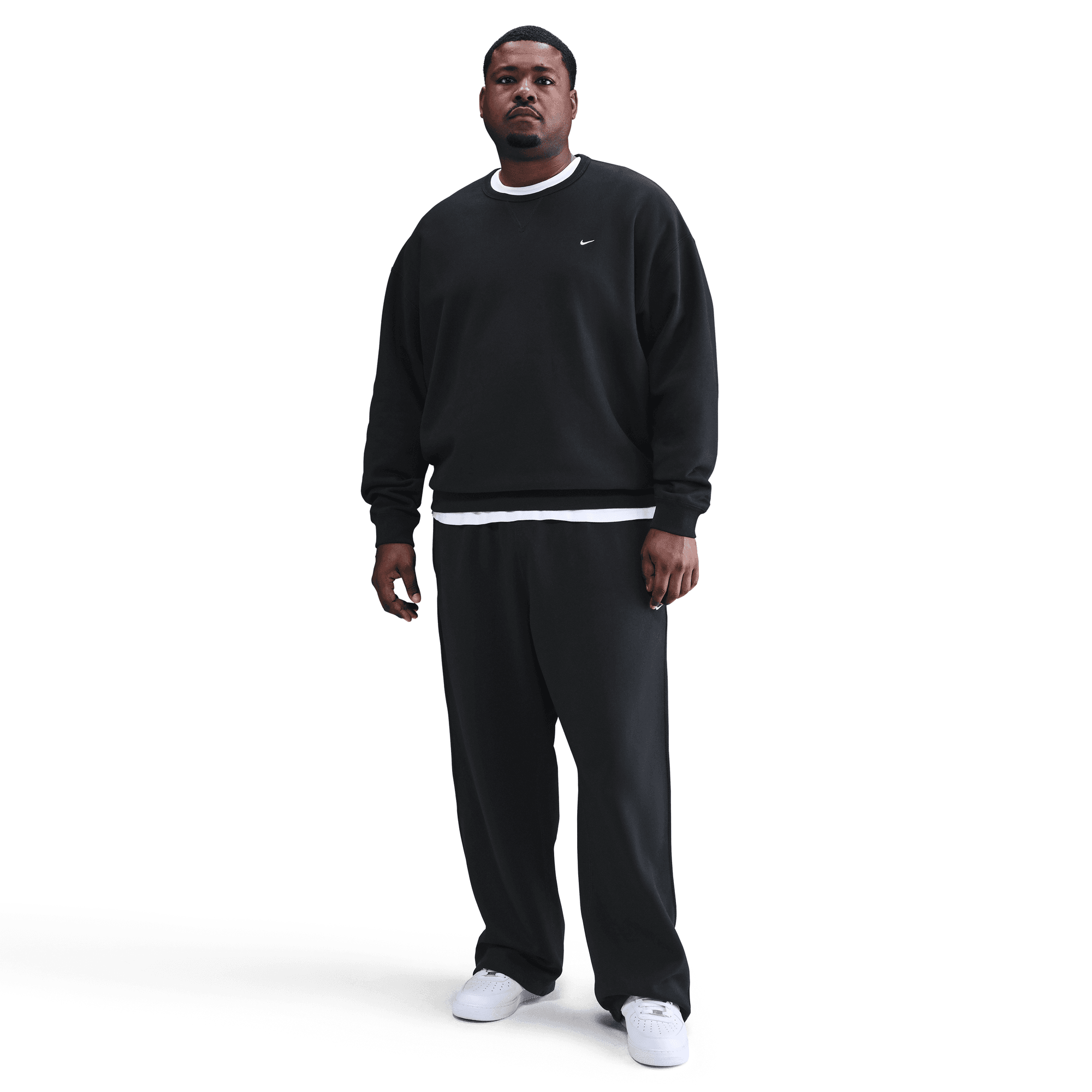 Men's Nike Solo Swoosh Fleece Crew