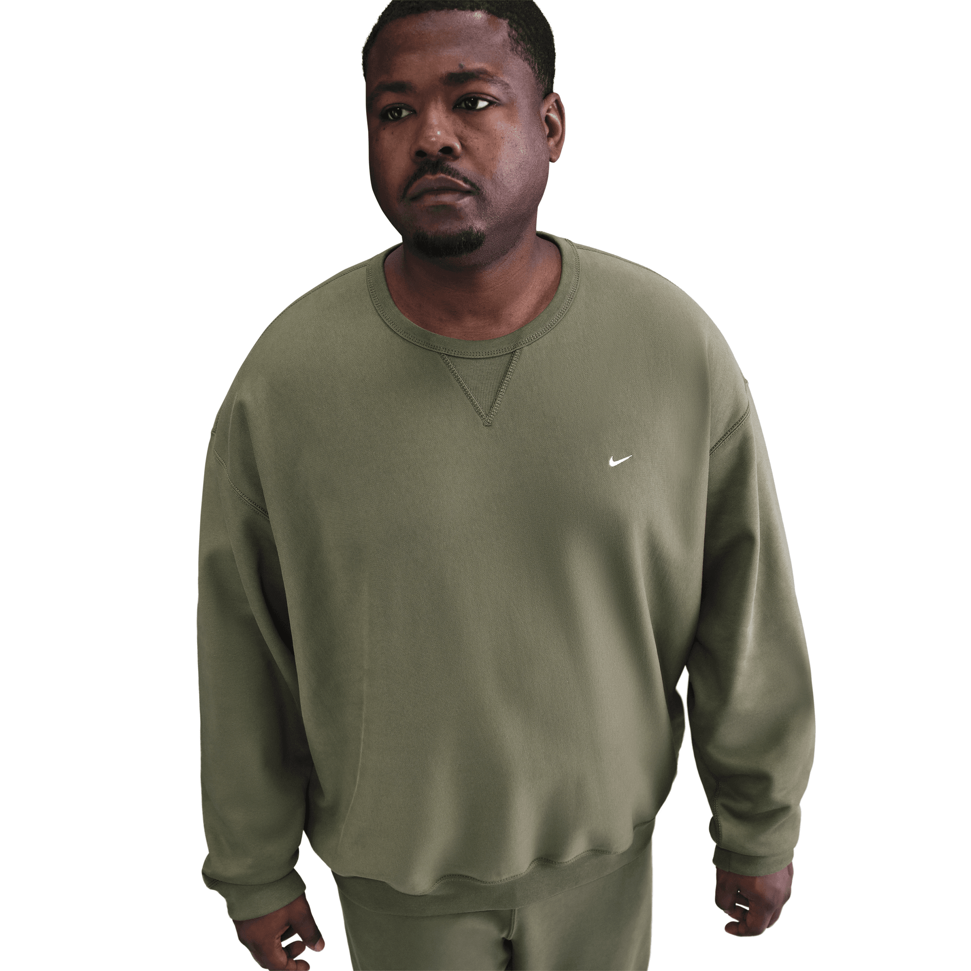 Men's Nike Solo Swoosh Fleece Crew sweatshirt