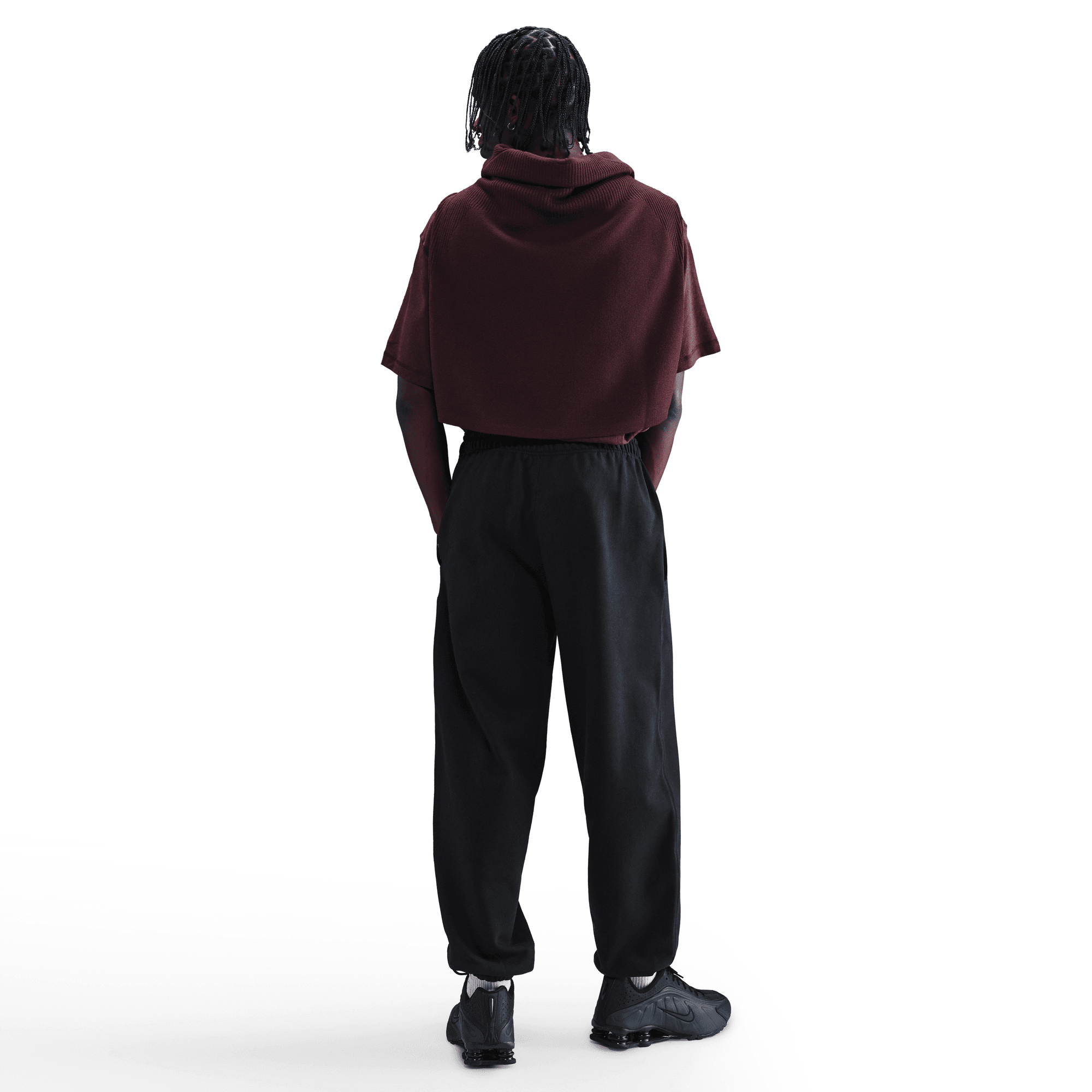 Men's Nike Solo Swoosh Cuffed Fleece Pants