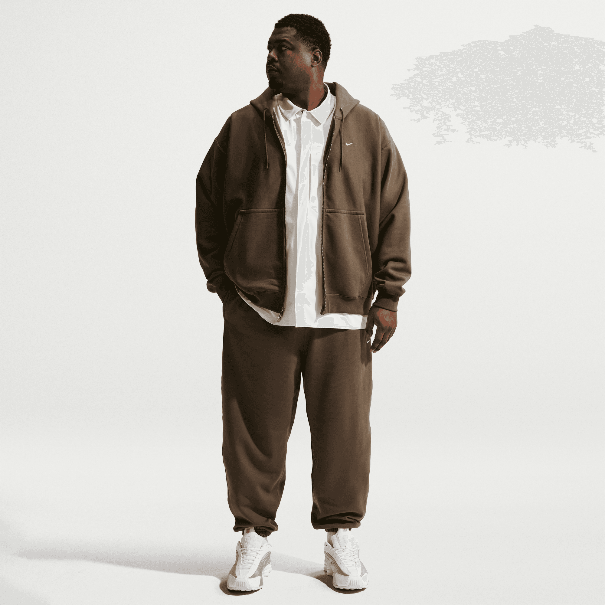 Men's Nike Solo Swoosh Cuffed Fleece Pants