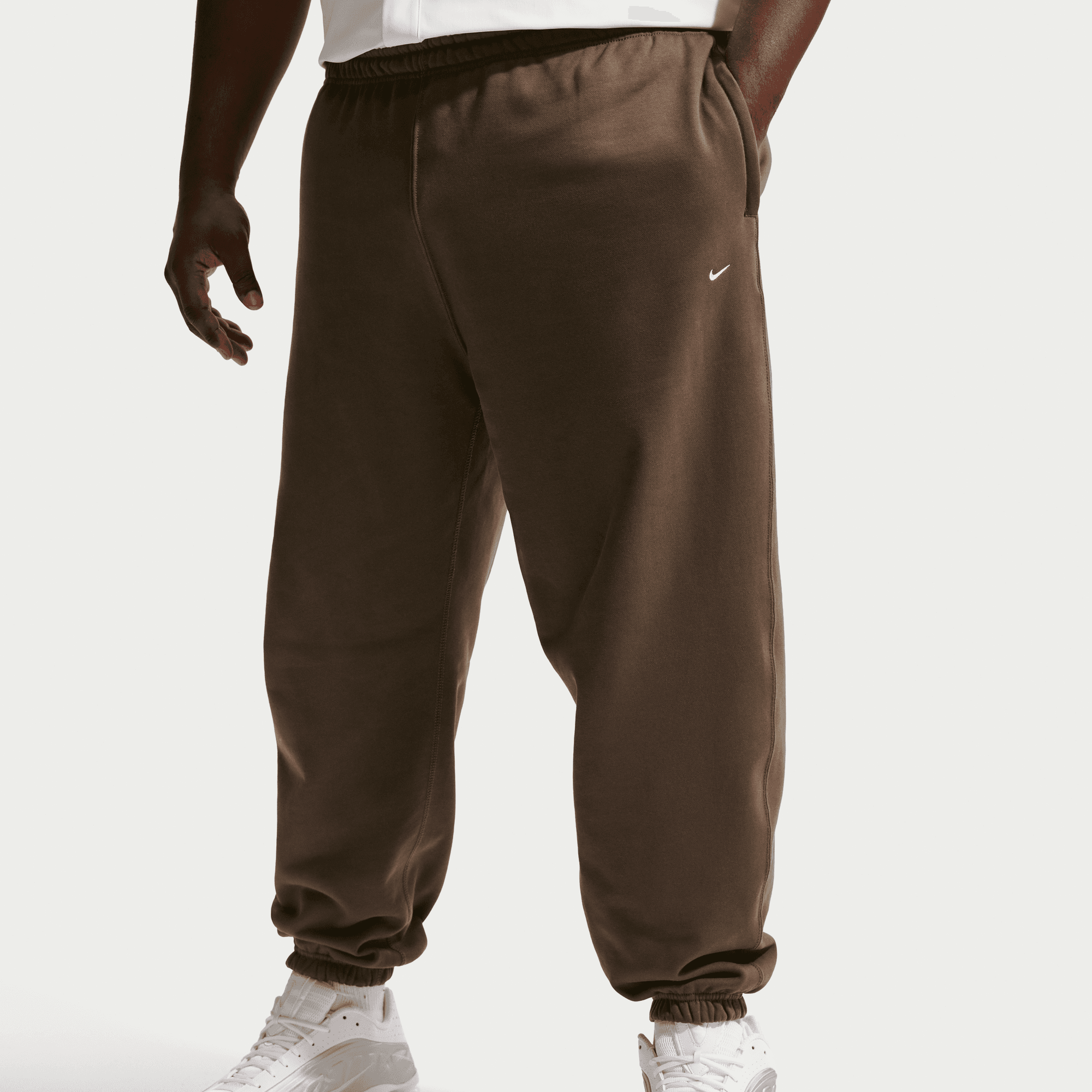 Men's Nike Solo Swoosh Cuffed Fleece Pants