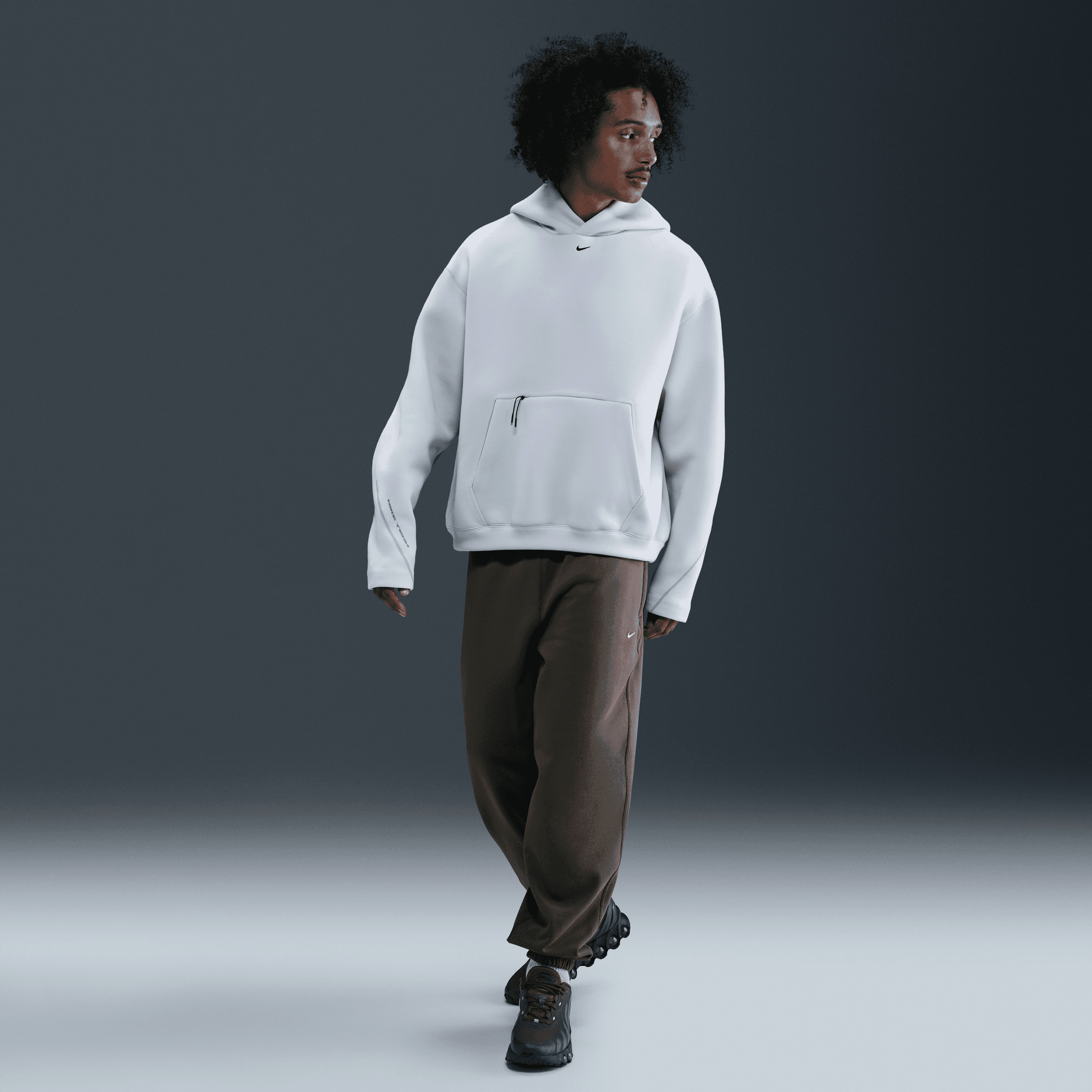 Men's Nike Solo Swoosh Cuffed Fleece Pants