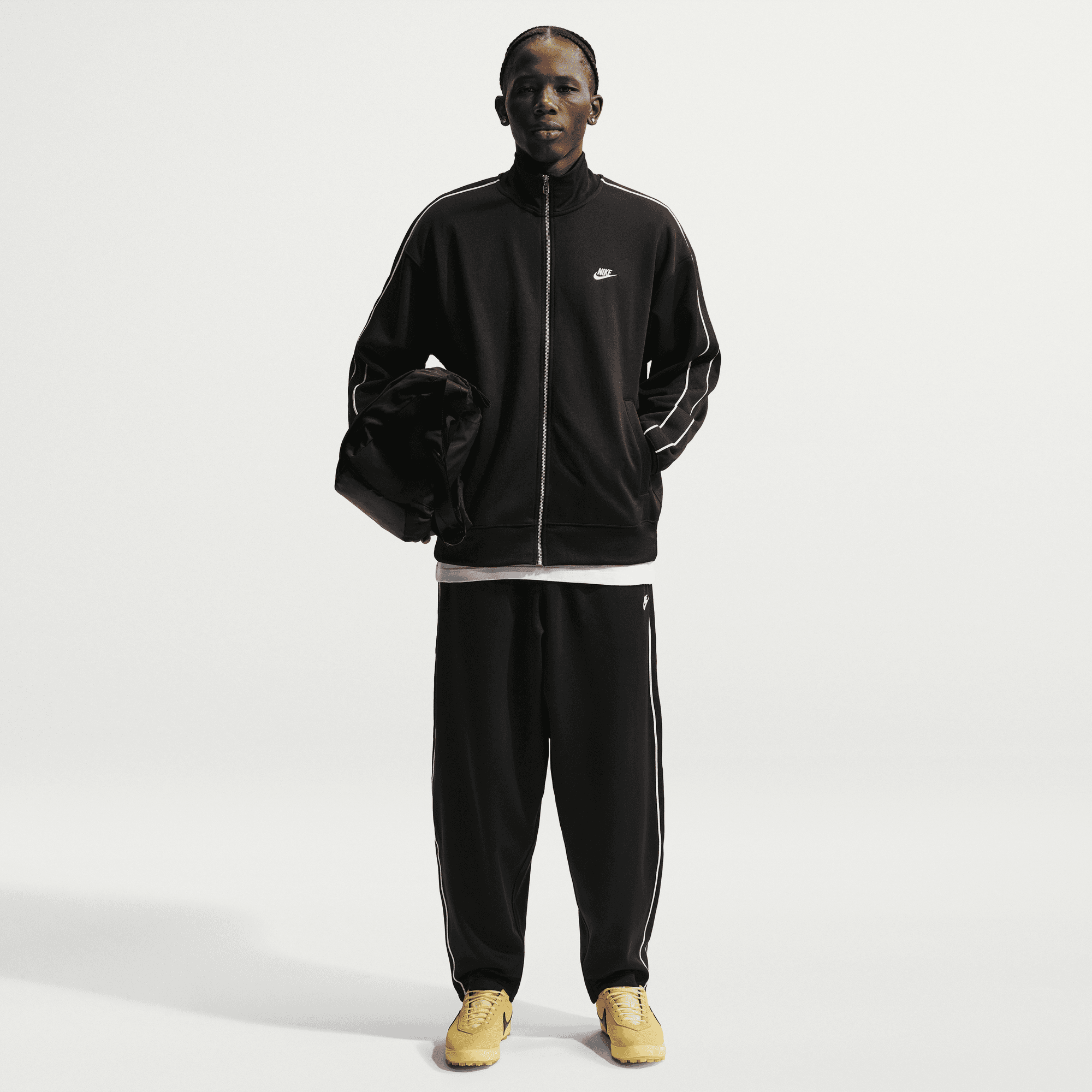 Men's Nike Sportswear Club Oversized Knit Track Jacket