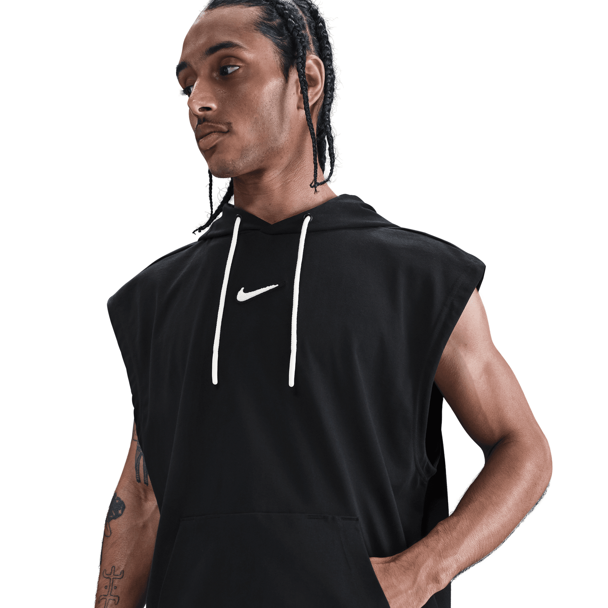 Men's Nike Dri-FIT Sleeveless Basketball Hoodie