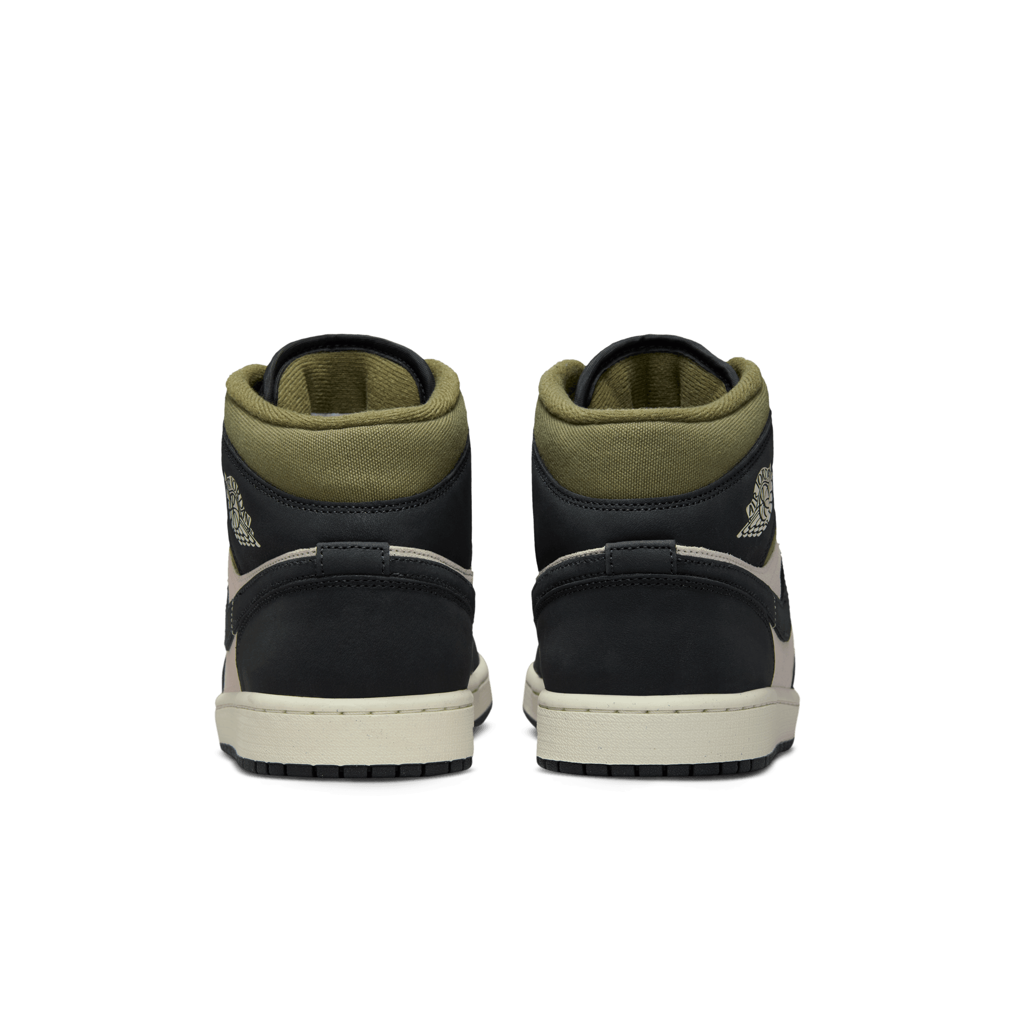 Men's Air Jordan 1 Mid SE "Off Noir Medium Olive"