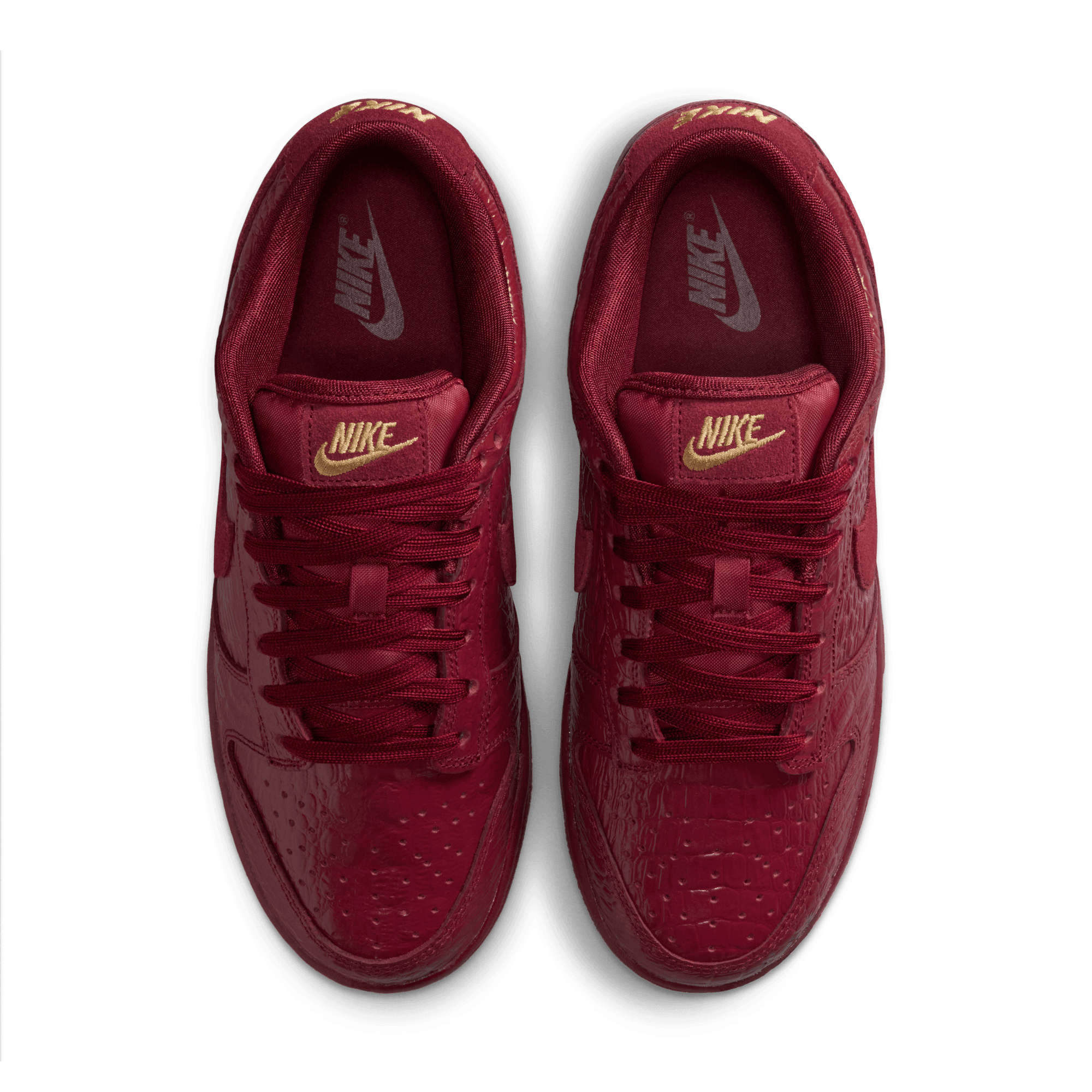 Women's Nike Dunk Low "Team Red Croc"