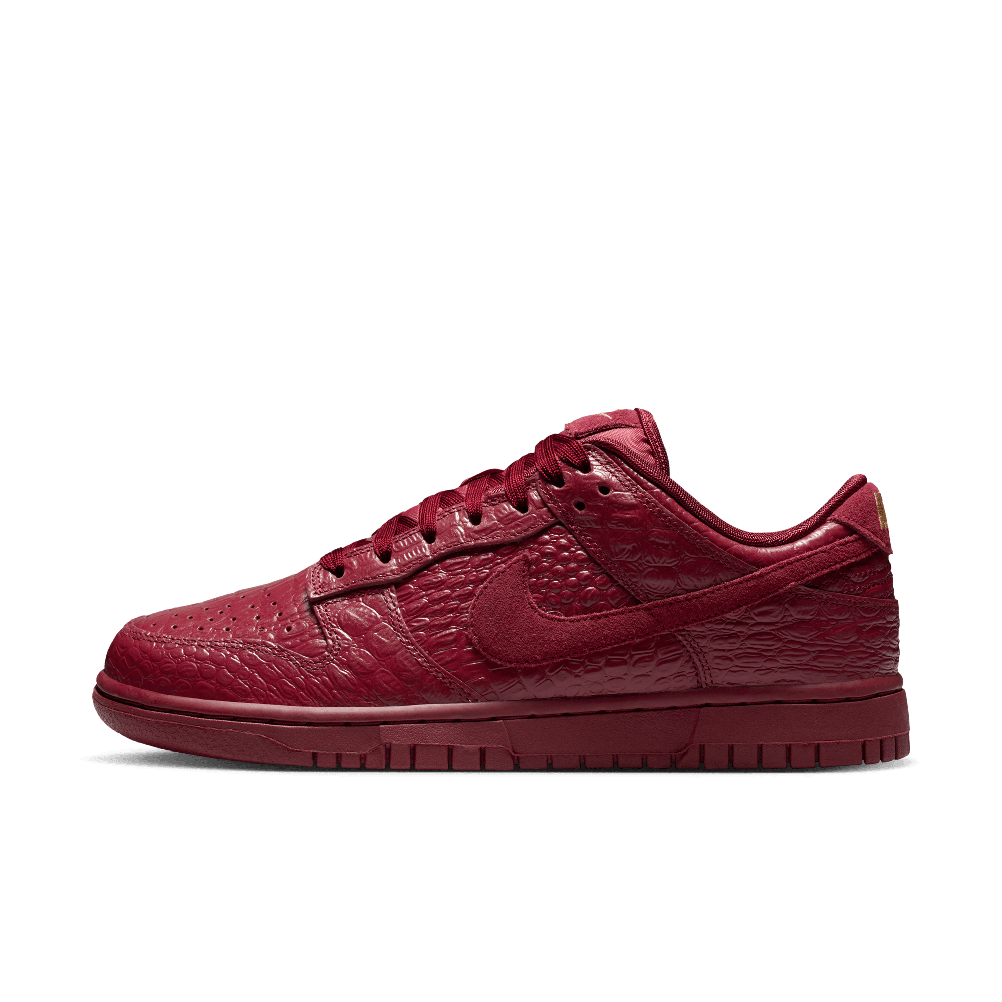 Women's Nike Dunk Low "Team Red Croc"