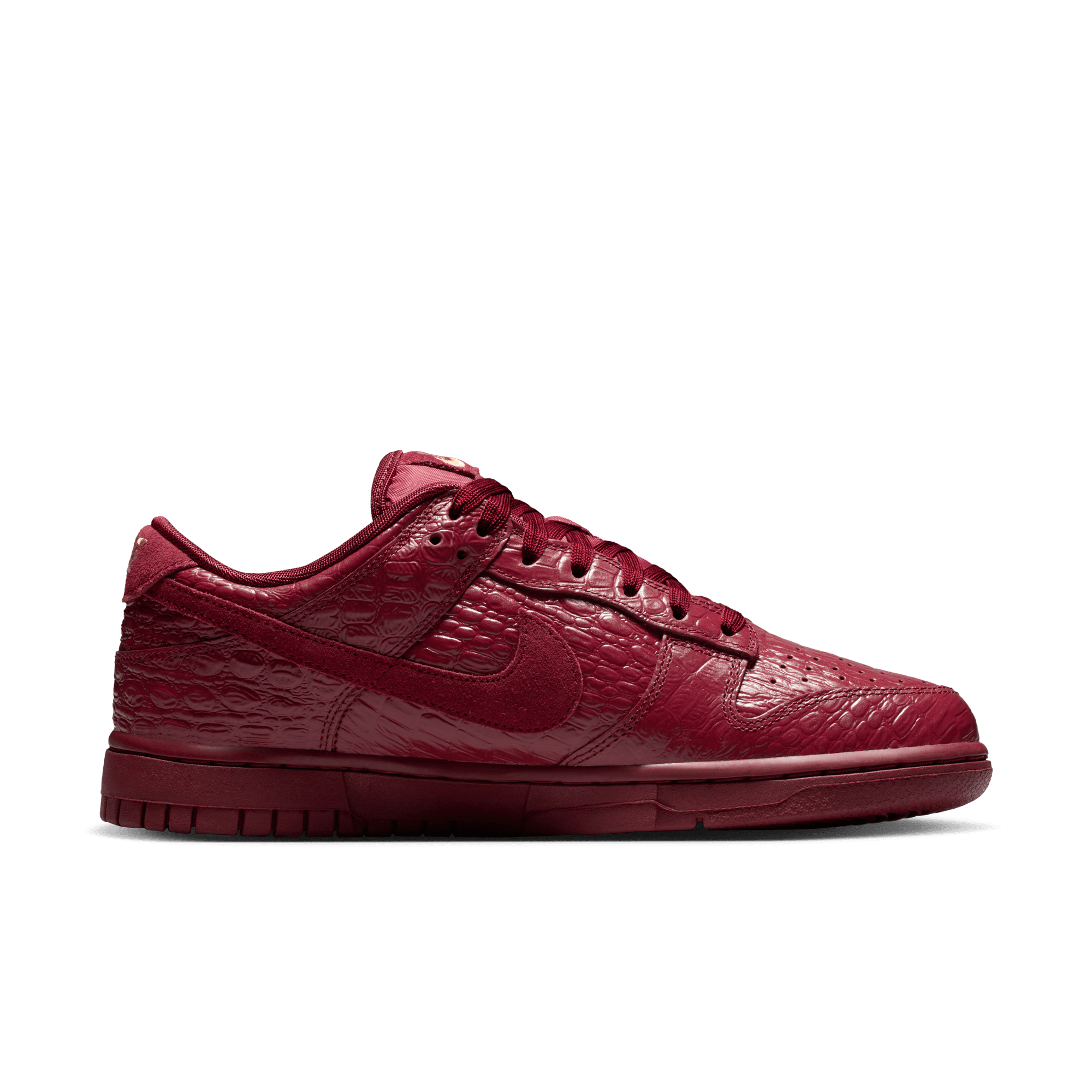Women's Nike Dunk Low "Team Red Croc"