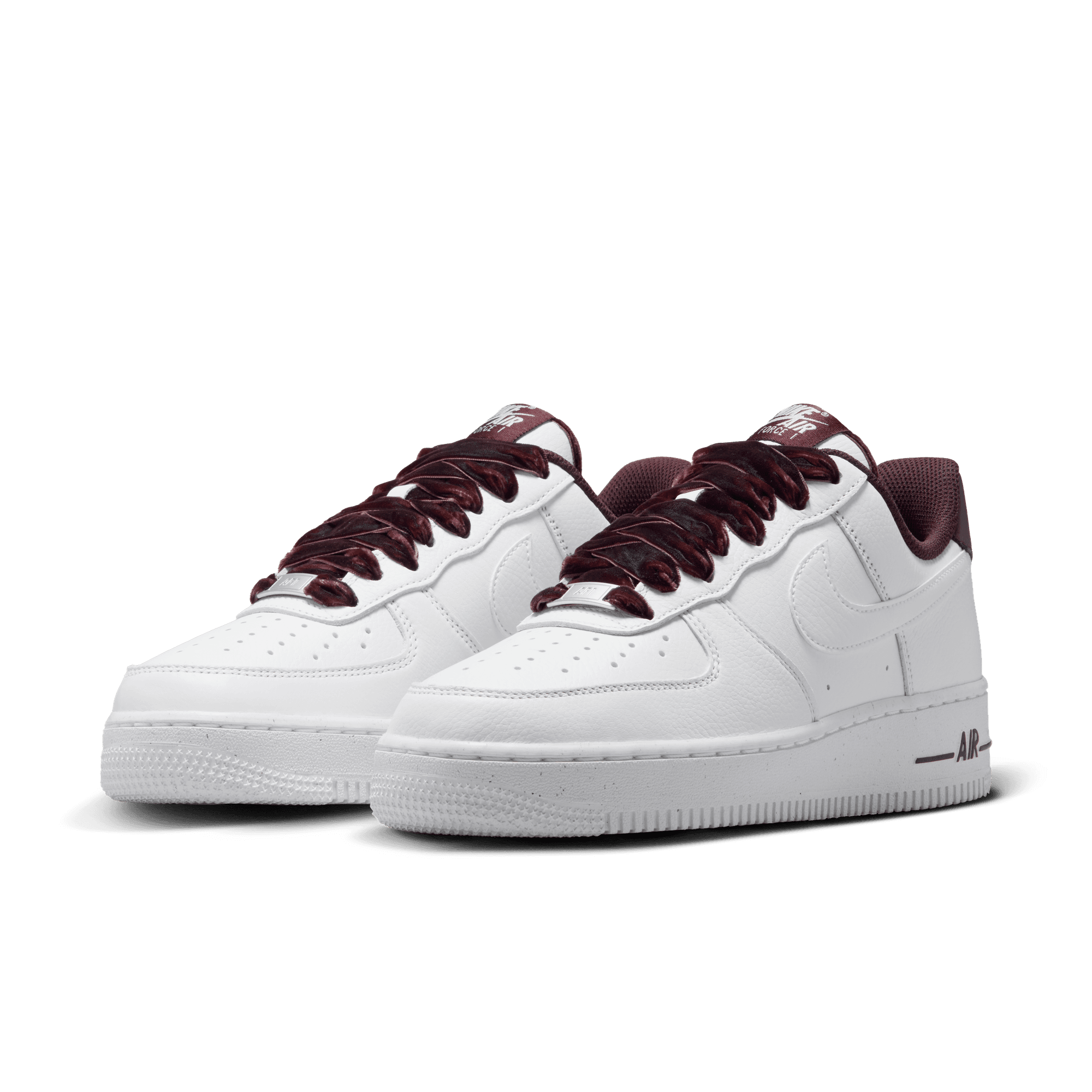 Women's Nike Air Force 1 '07 Vintage "White Burgundy Crush"