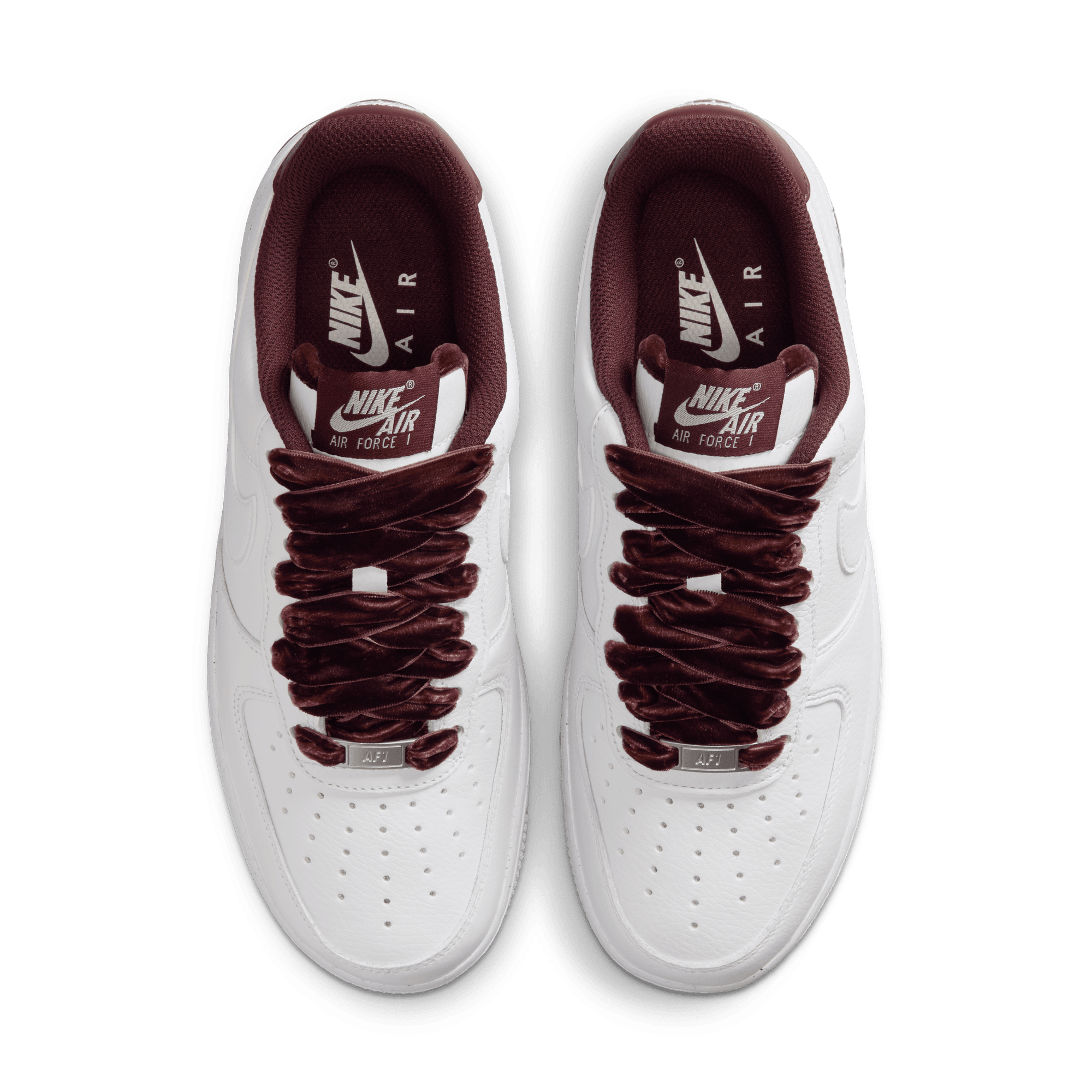 Women's Nike Air Force 1 '07 Vintage "White Burgundy Crush"