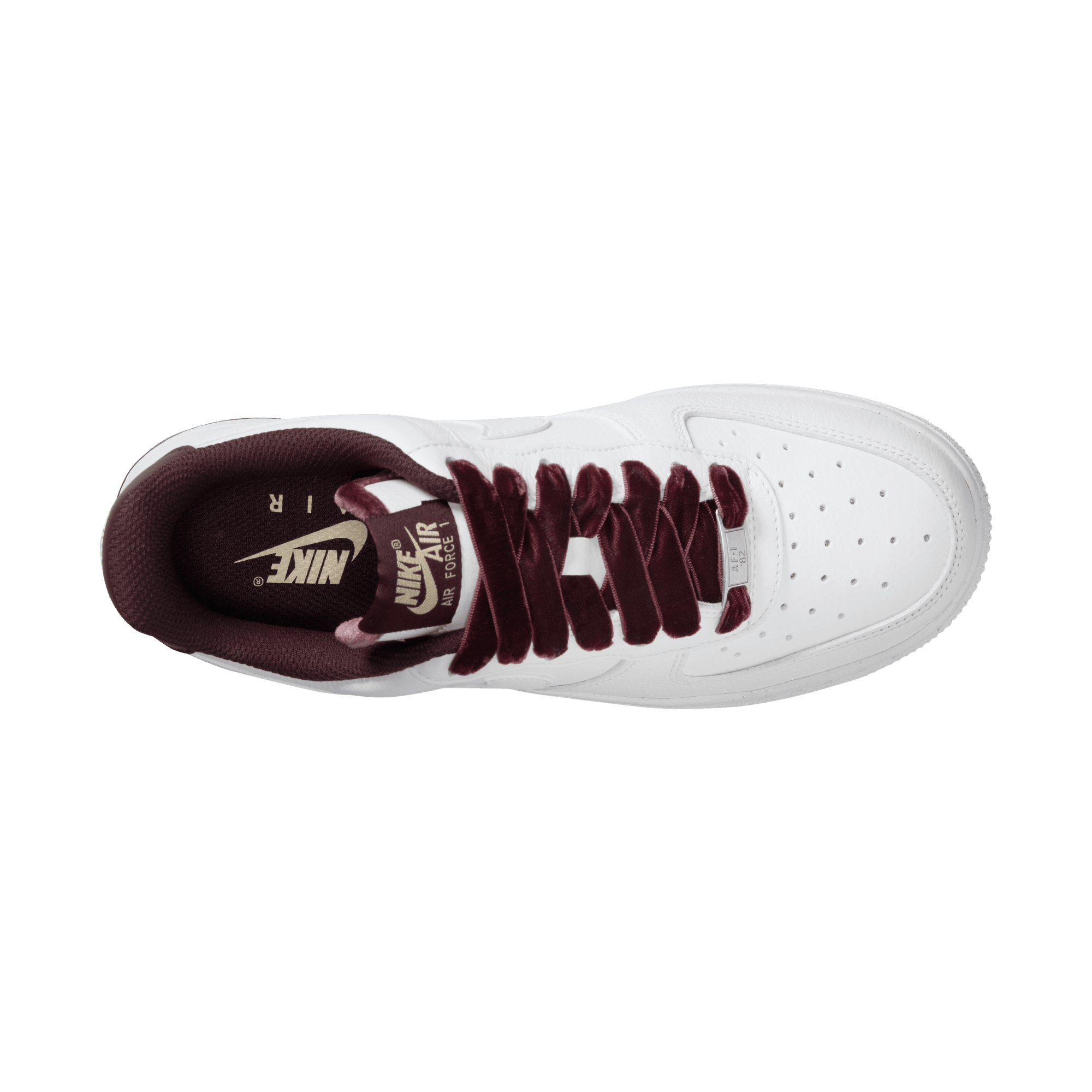 Women's Nike Air Force 1 '07 Vintage "White Burgundy Crush"