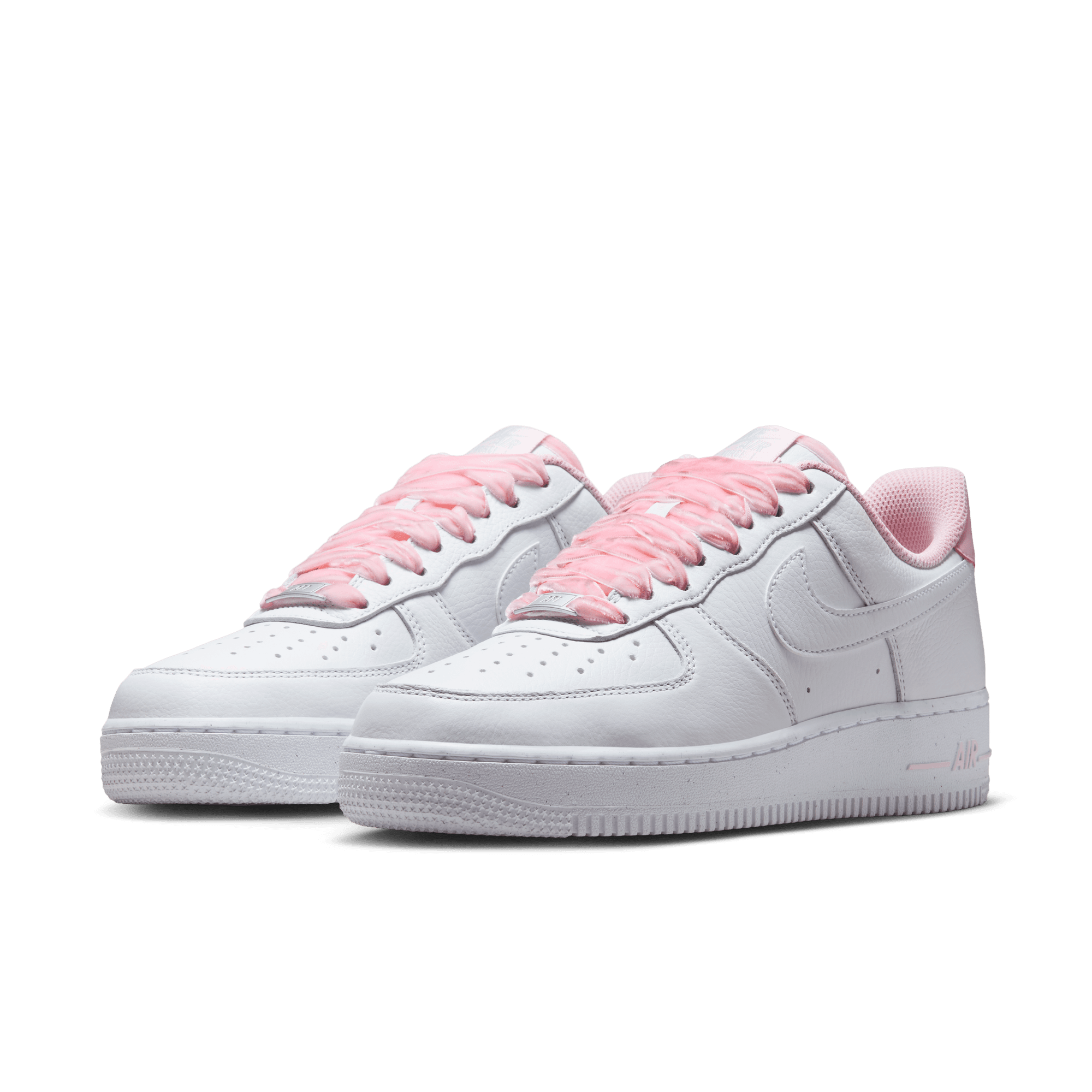 Women's Nike Air Force 1 '07 Vintage "Pink Foam Velvet Laces"