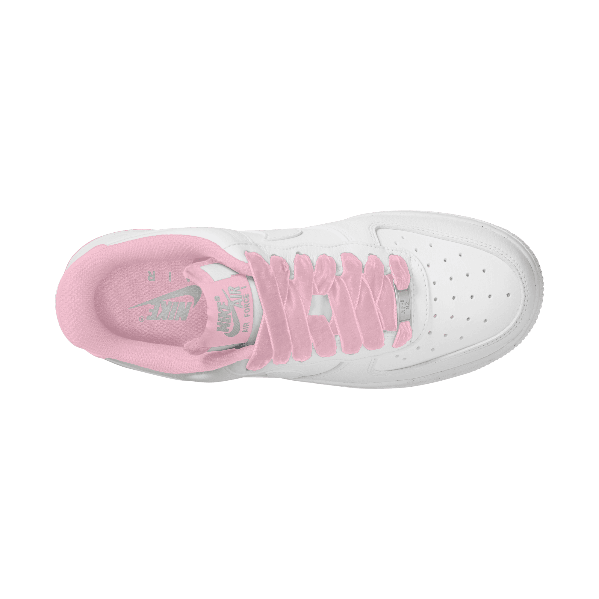 Women's Nike Air Force 1 '07 Vintage "Pink Foam Velvet Laces"