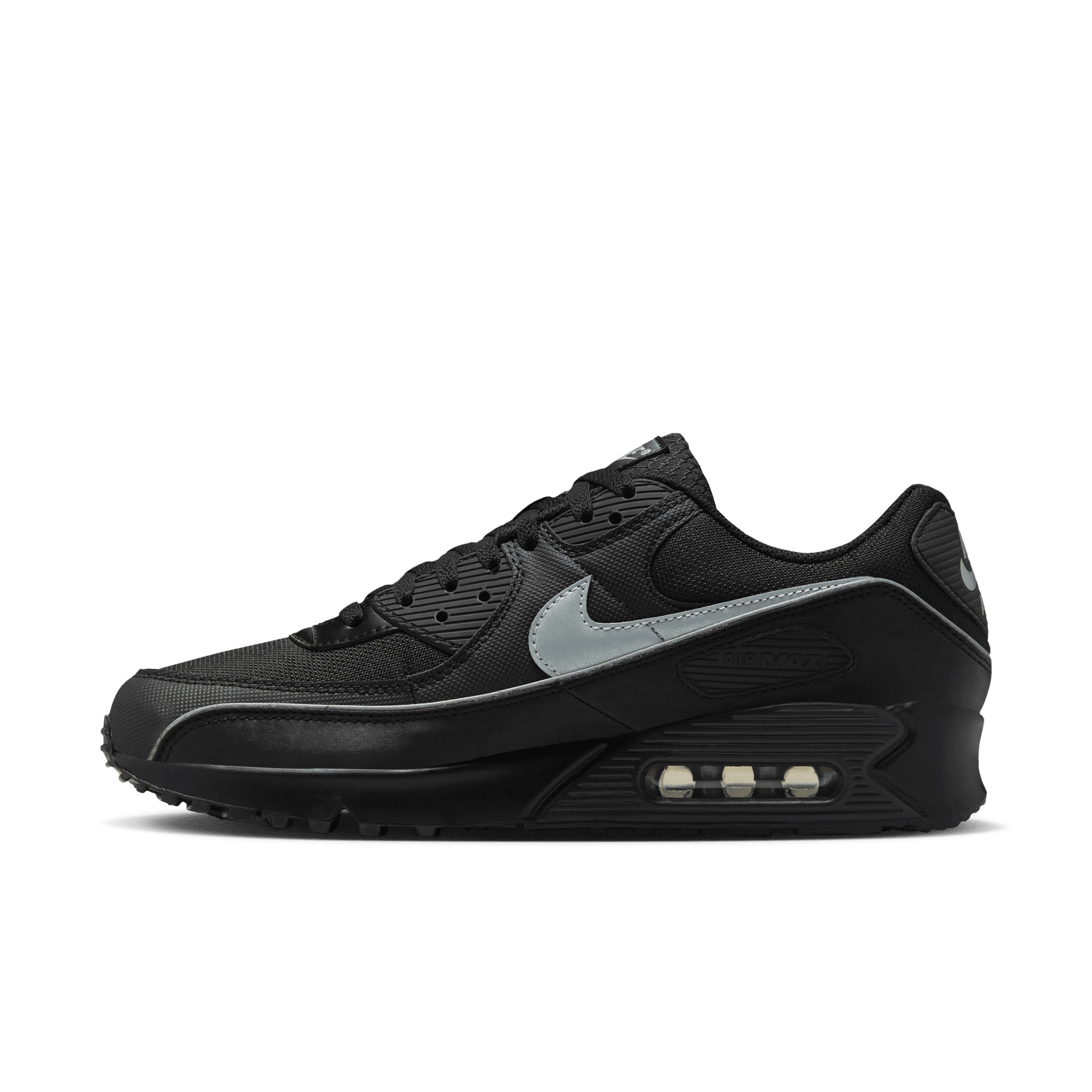 Men's Nike Air Max 90 Premium "Black Reflective"