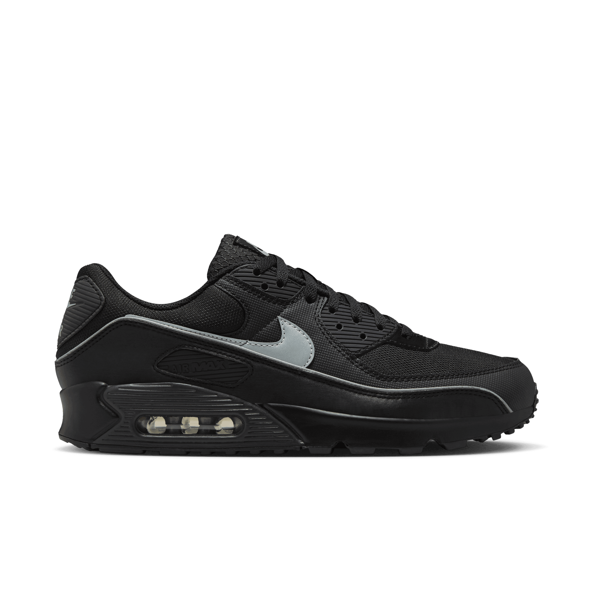 Men's Nike Air Max 90 Premium "Black Reflective"