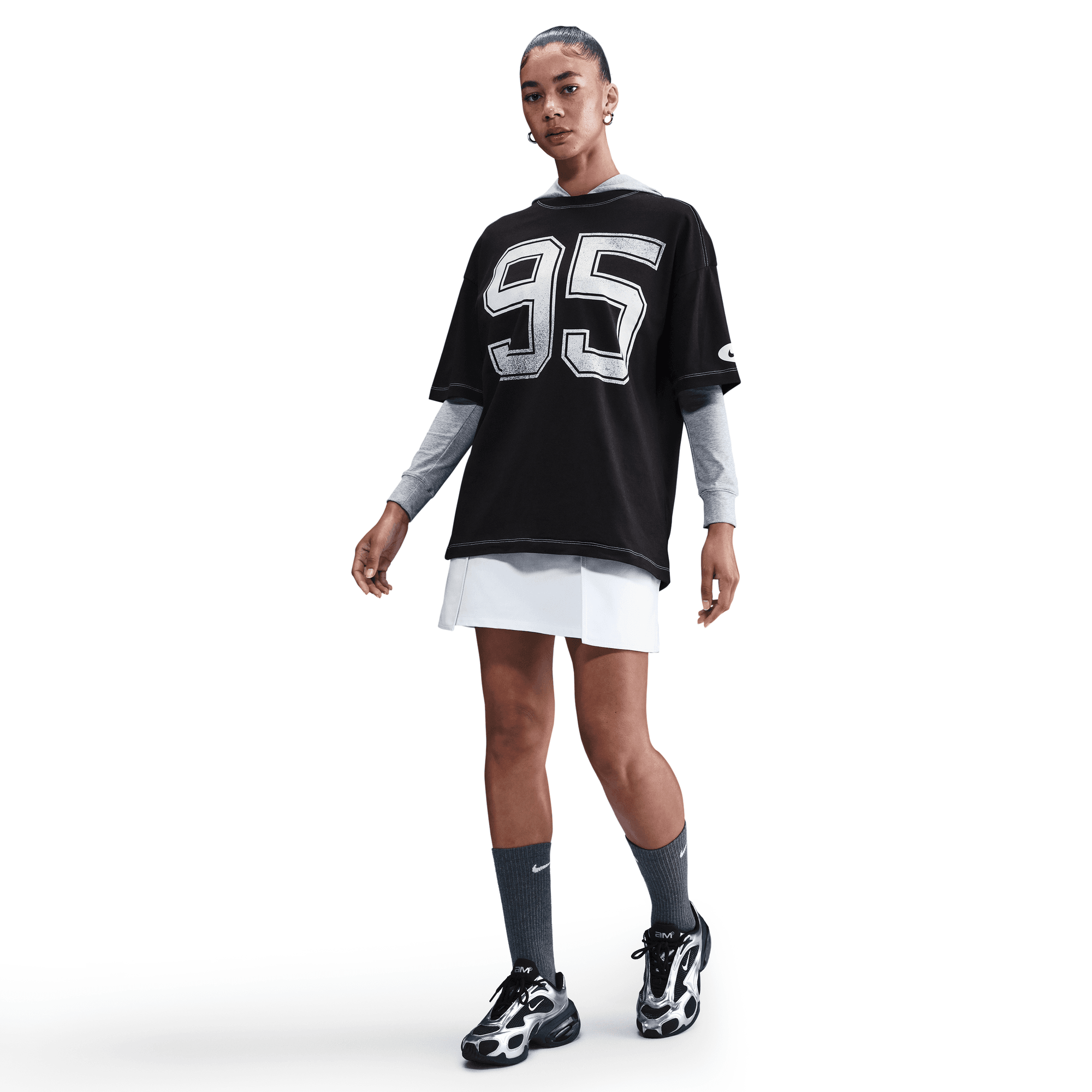 Women's Nike Sportswear Short-Sleeve T-Shirt "Black"