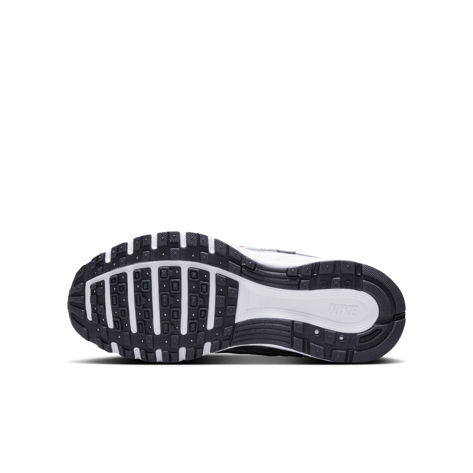 Big Kids' Nike P-6000 "Metallic Silver Gym Red"