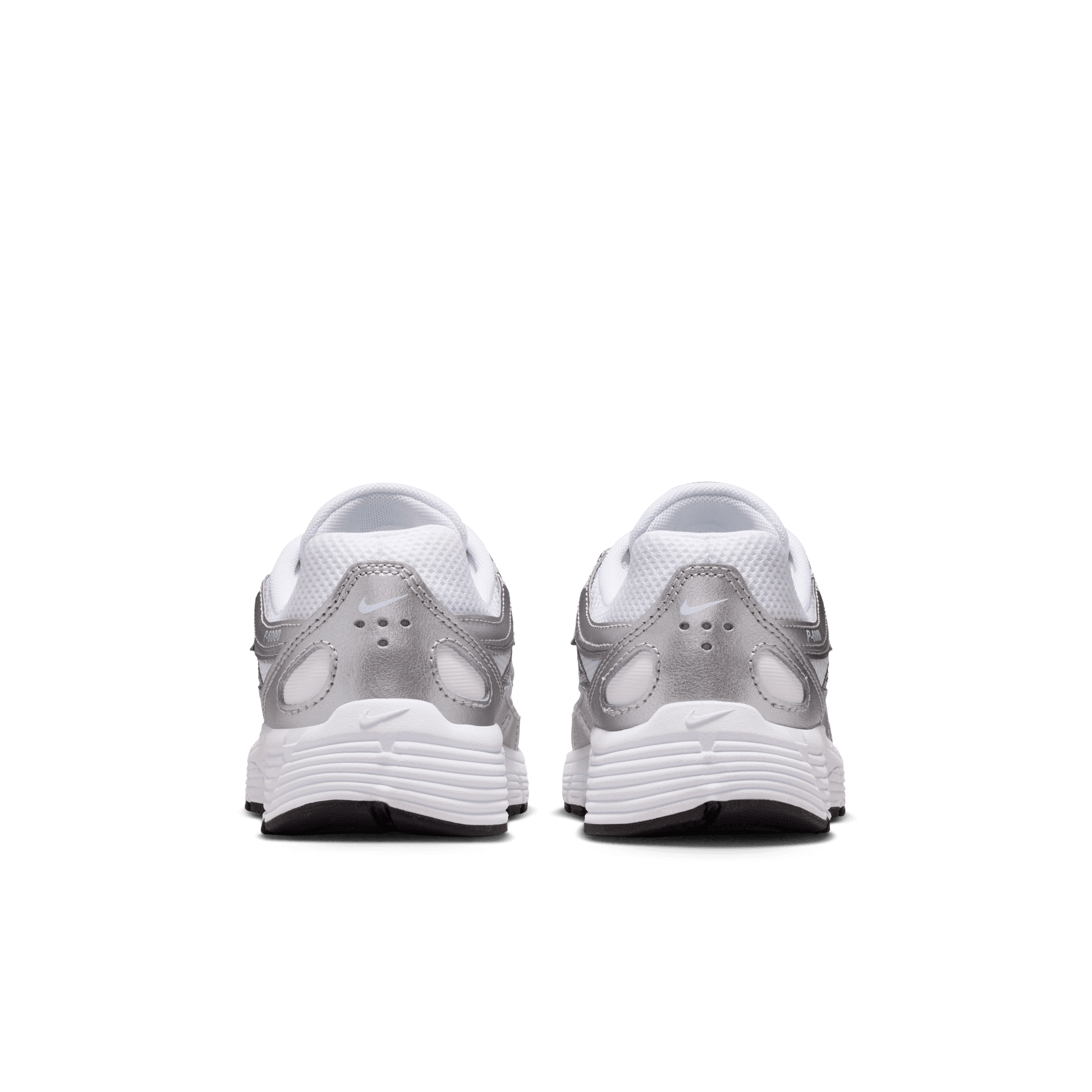 Big Kids' Nike P-6000 "White & Metallic Silver"