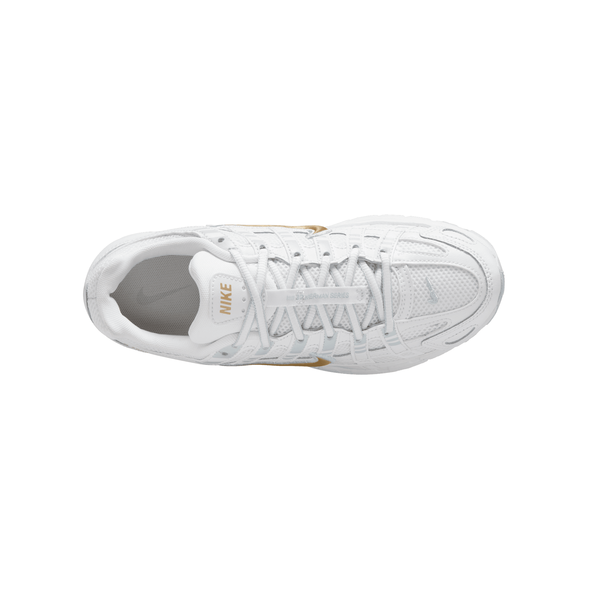 Big Kids' Nike P-6000 "White Metallic Gold"