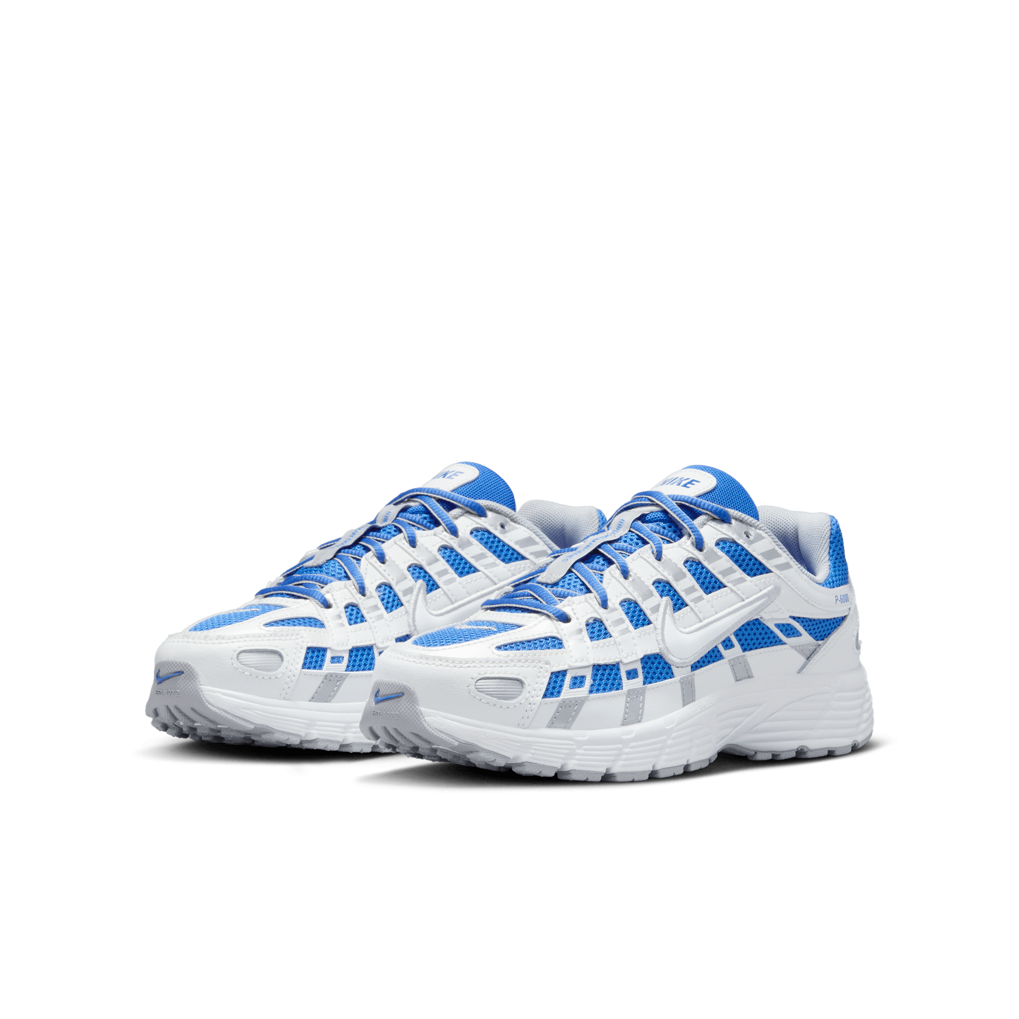 Big Kids' Nike P-6000 "Metallic Silver Racer Blue" (Unisex)