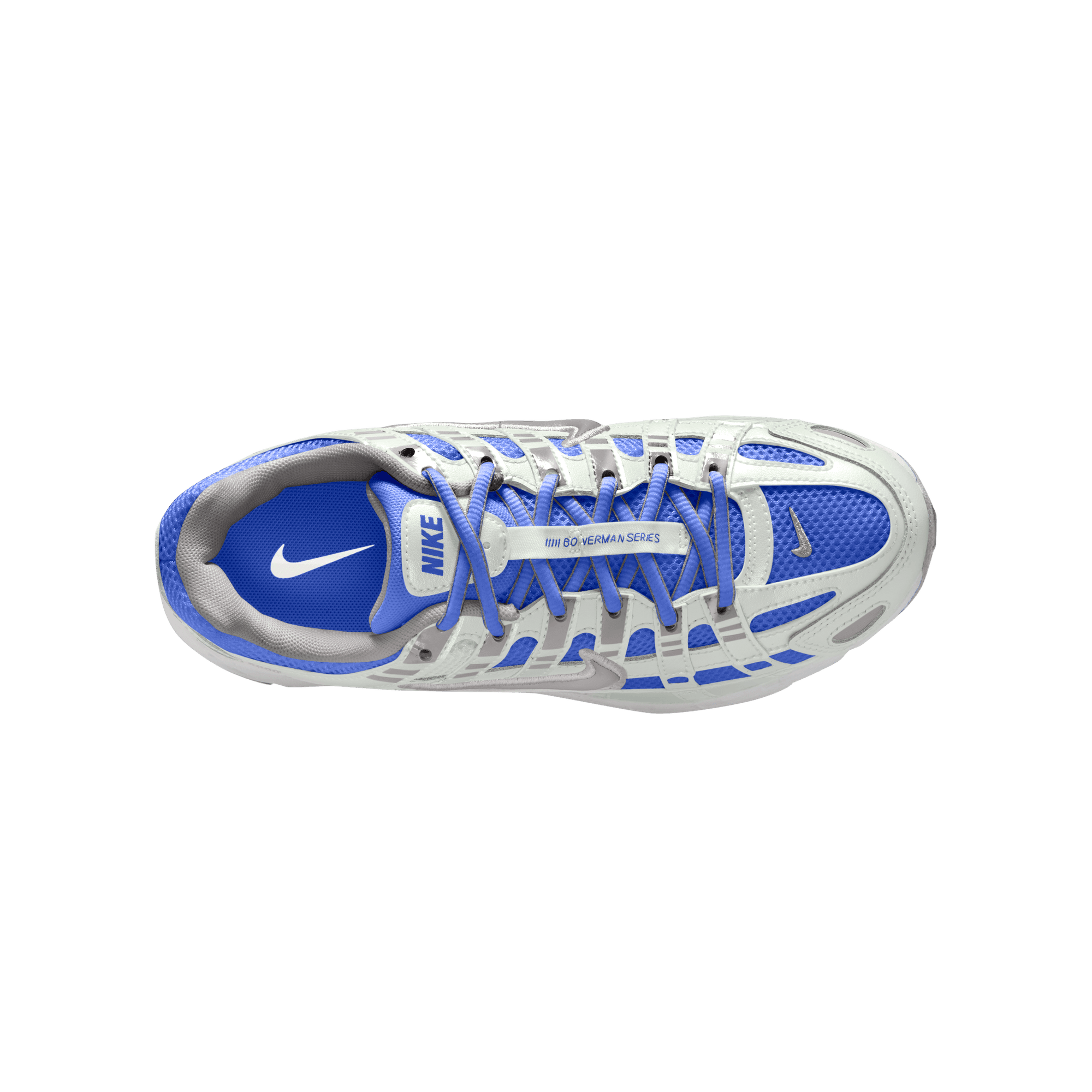 Big Kids' Nike P-6000 "Metallic Silver Racer Blue" (Unisex)