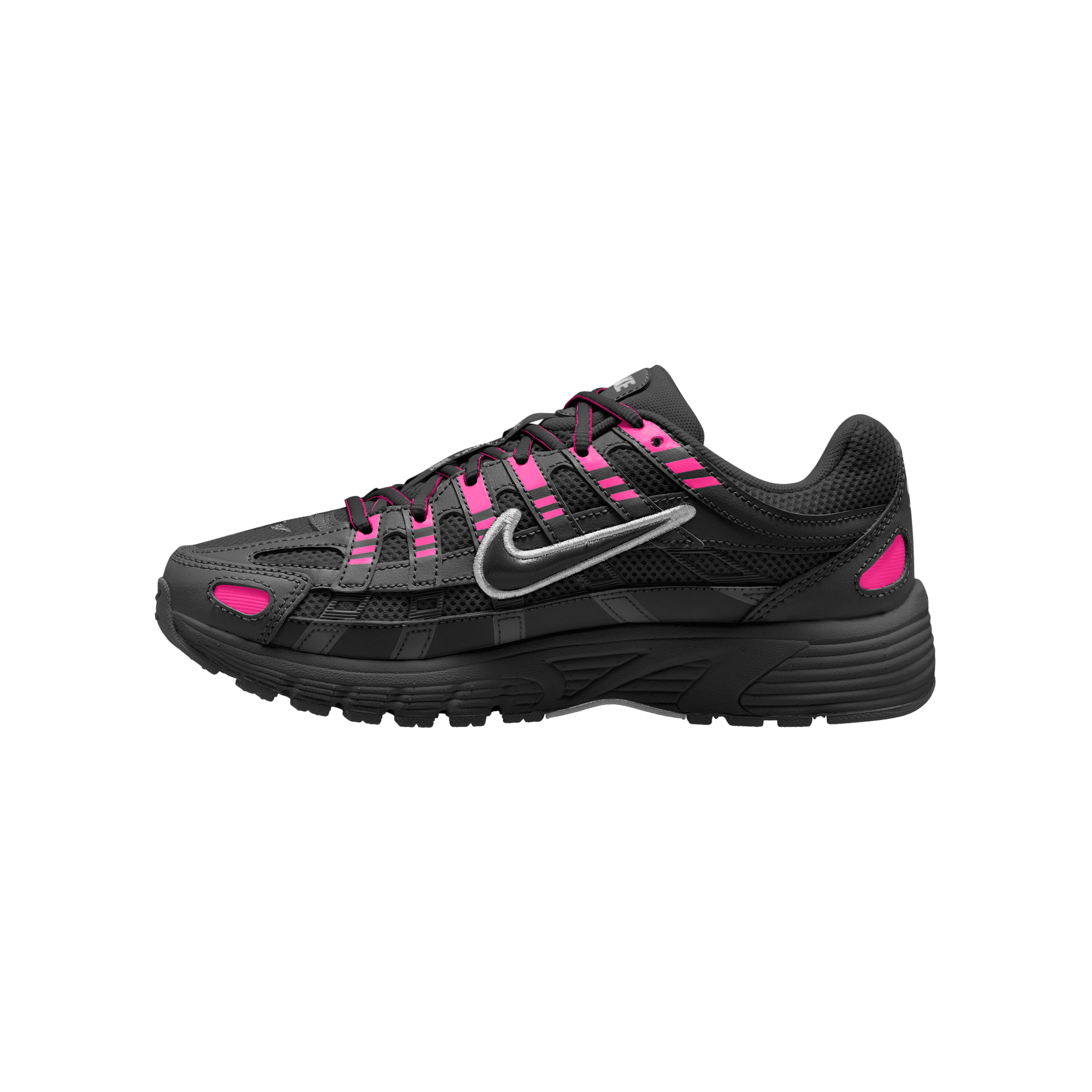 Big Kids' Nike P-6000 "Pink Blast Metallic Silver Black"