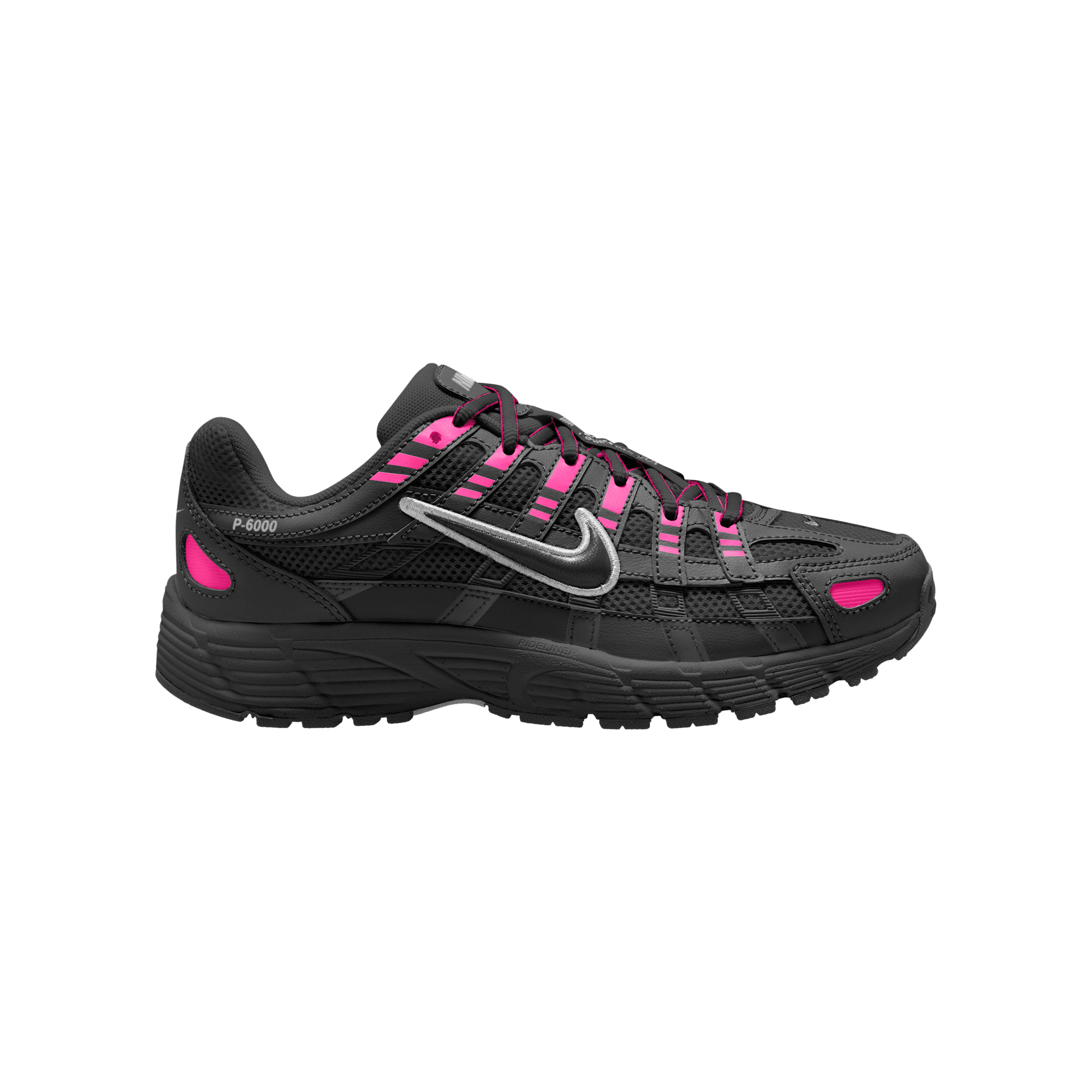 Big Kids' Nike P-6000 "Pink Blast Metallic Silver Black"