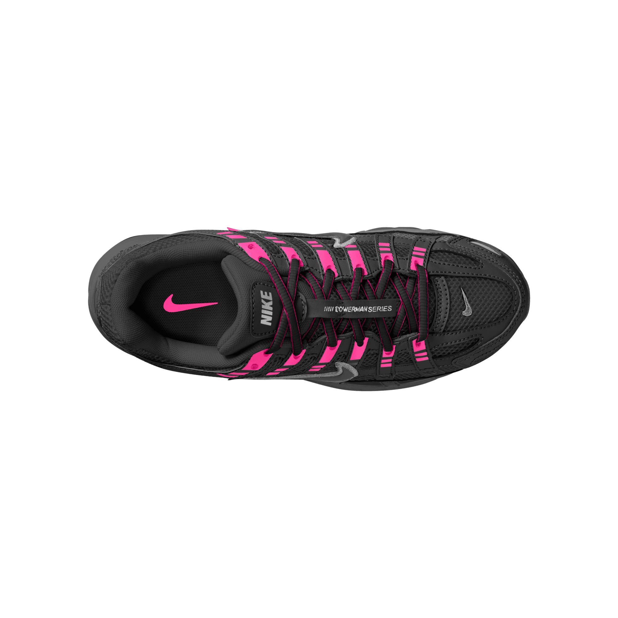 Big Kids' Nike P-6000 "Pink Blast Metallic Silver Black"